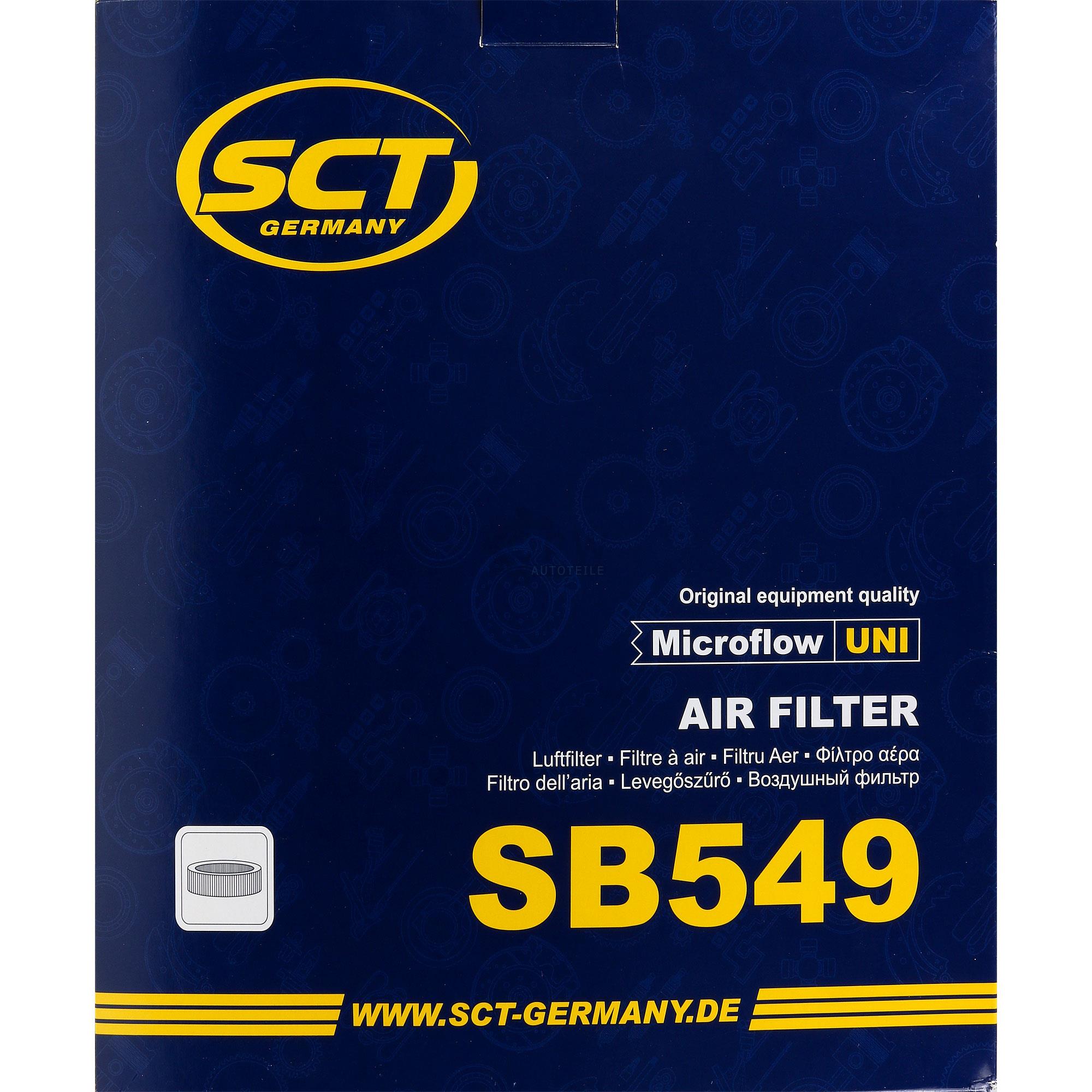 SCT Luftfilter Motorluftfilter SB 549 Air Filter