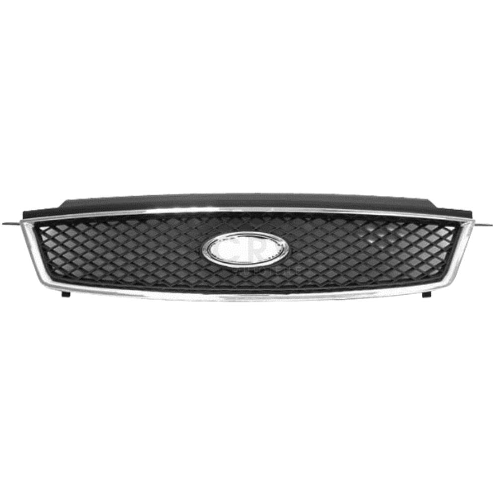 Kühlergrill Frontgrill Grill für Ford C-Max mit Chromrahmen YX2