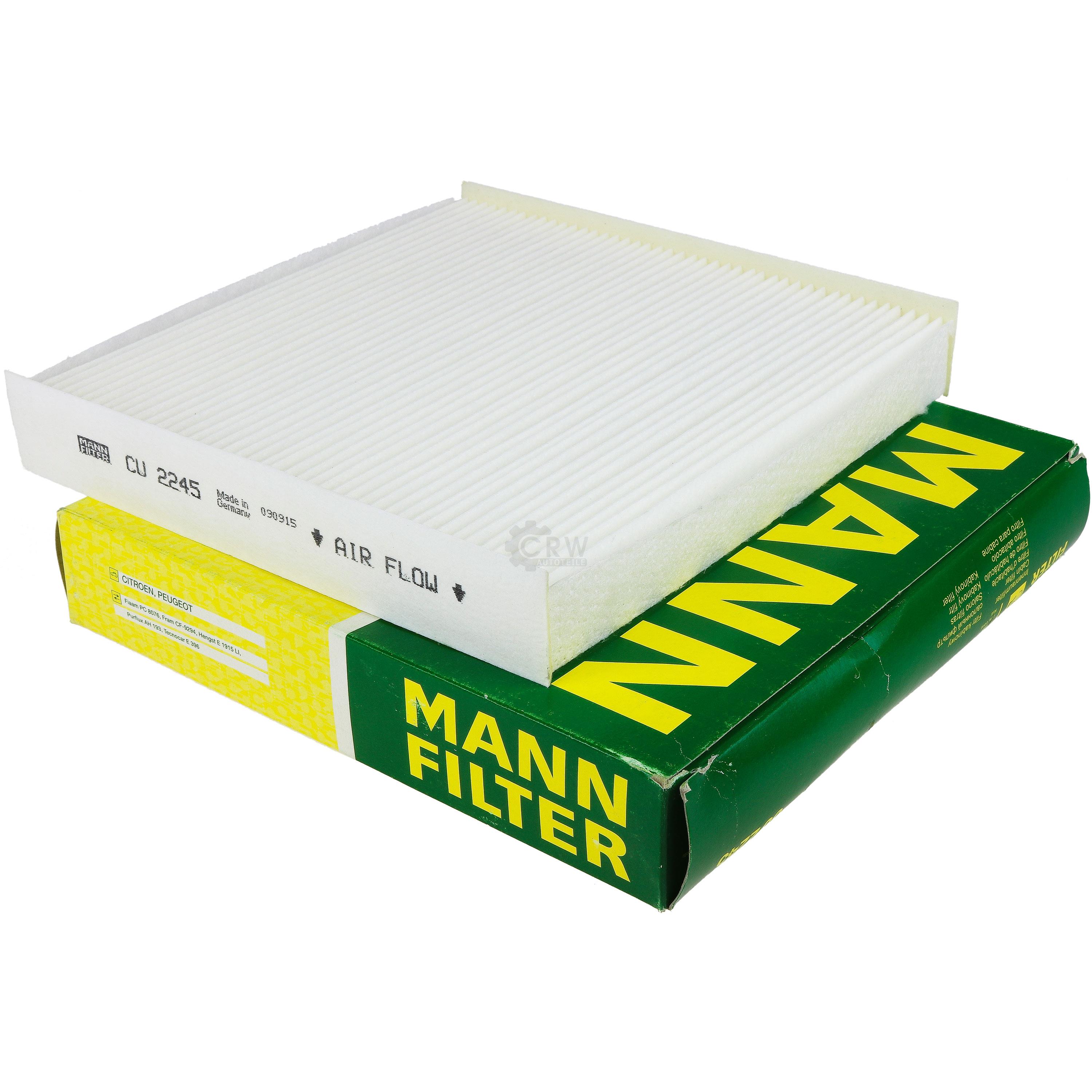MANN-FILTER Innenraumfilter Pollenfilter CU 2245