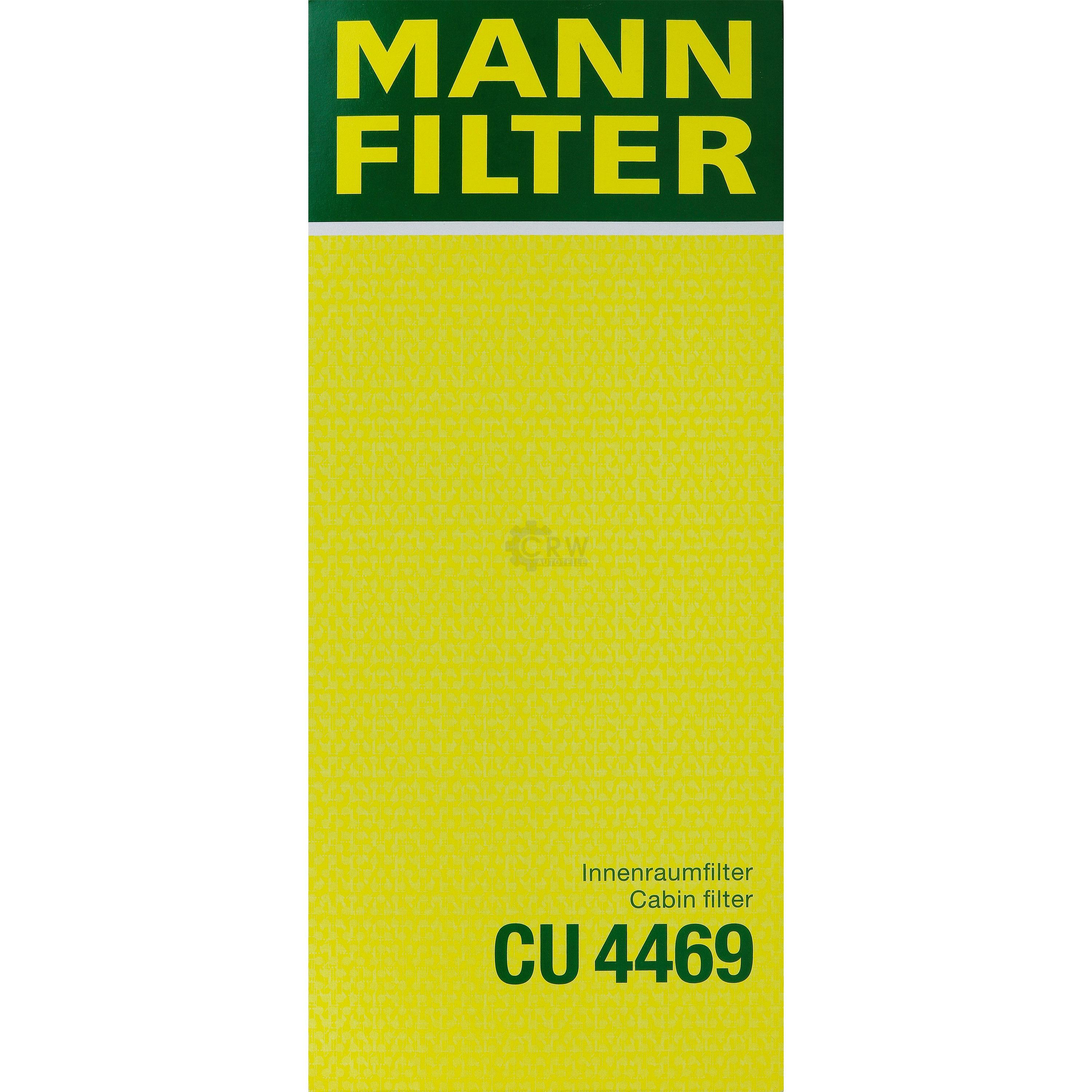 MANN-FILTER Innenraumluft Pollenfilter Innenraumfilter CU 4469