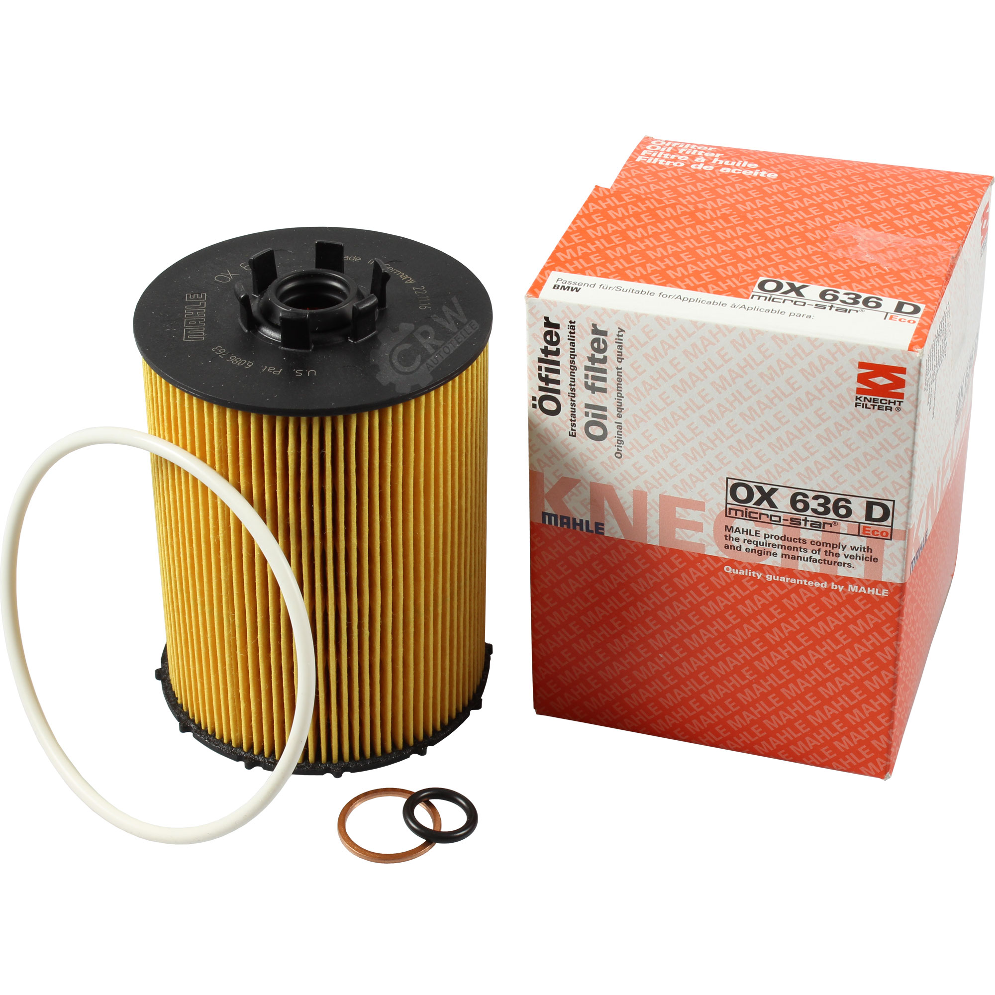 MAHLE / KNECHT Ölfilter OX 636D Oil Filter