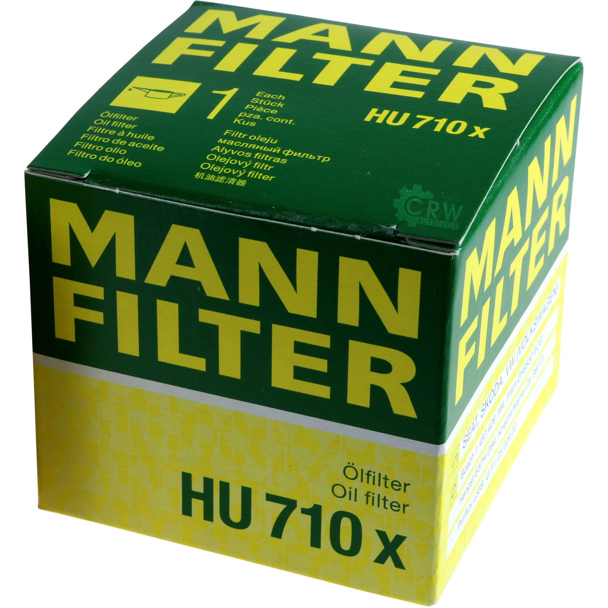MANN-FILTER Ölfilter HU 710 x Oil Filter