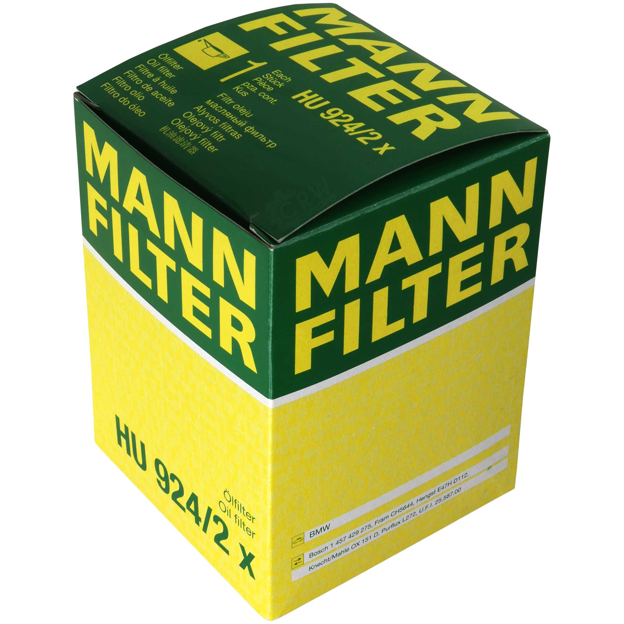 MANN-FILTER Ölfilter HU 924/2 x Oil Filter