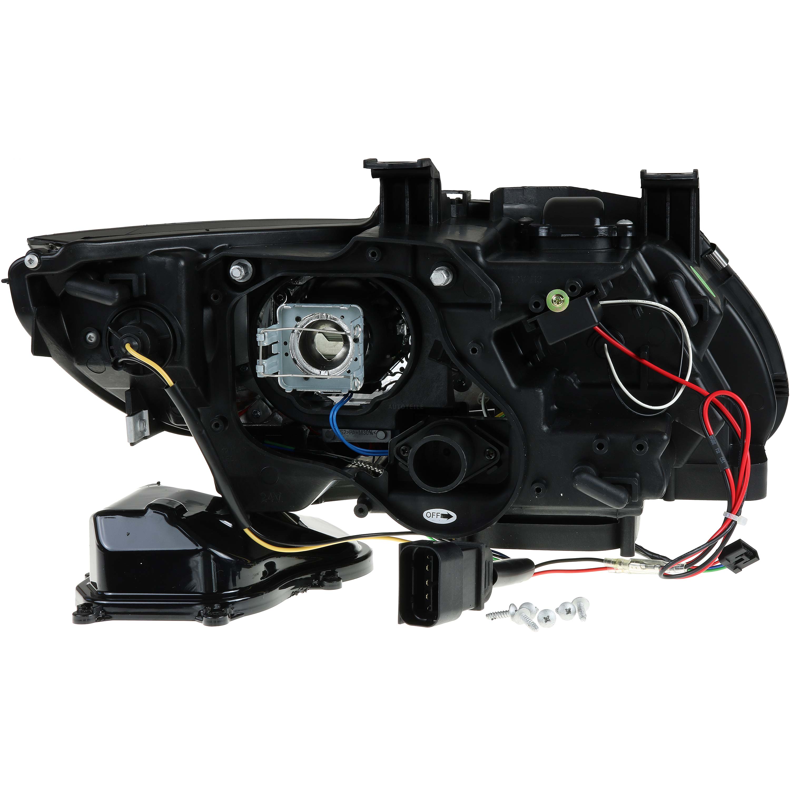 Scheinwerfer Set 3D U LED Angel Eyes für BMW 3er E92 E93 Bj. 05-10 Coupe Cabrio