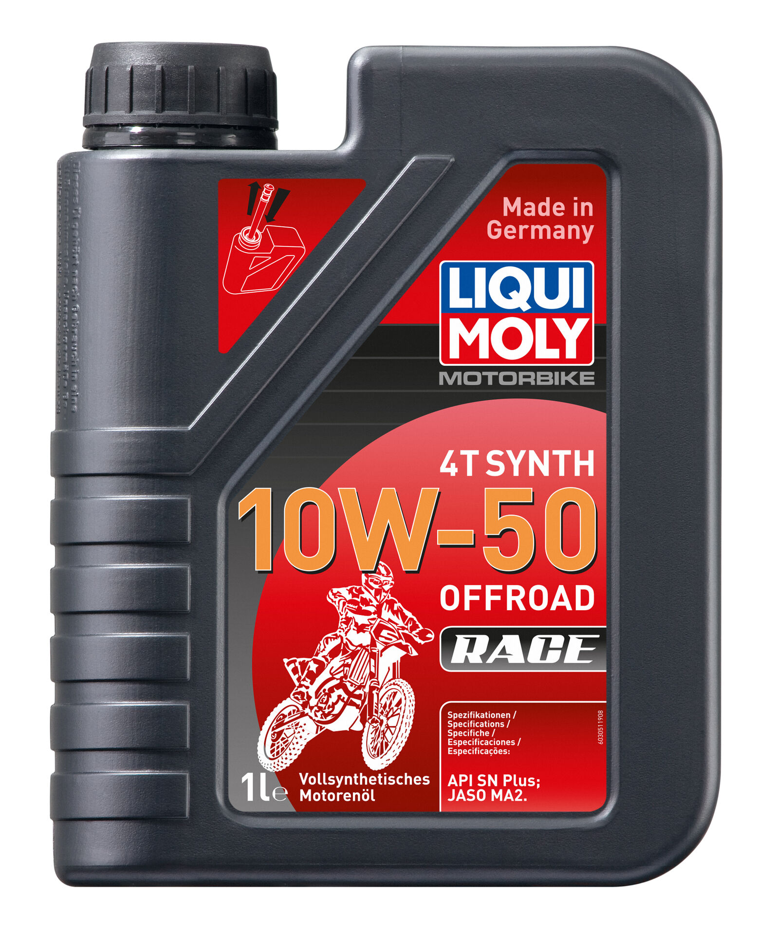 Liqui Moly Motorbike 4T Synth Motoröl Offroad Race 10W-50 Motorradöl 1L