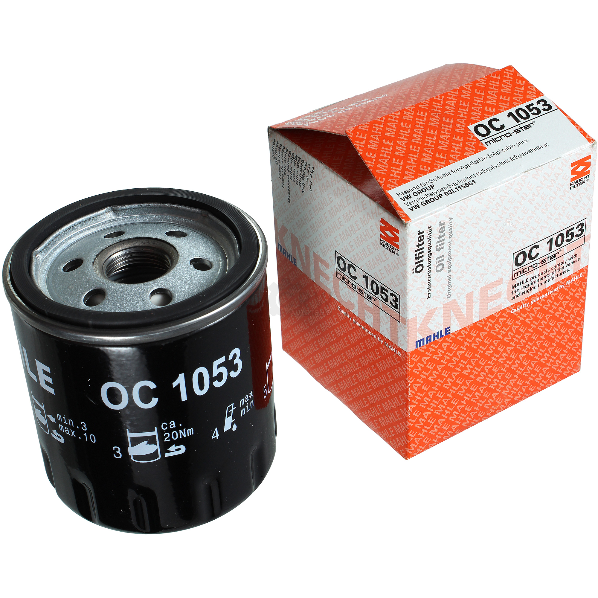 Ölfilter OC 1053 für VW Transporter VI Bus SGB SGG SGJ Multivan V 7HM 7HN 7HF 7EF 7EM 7EN SGC SHC