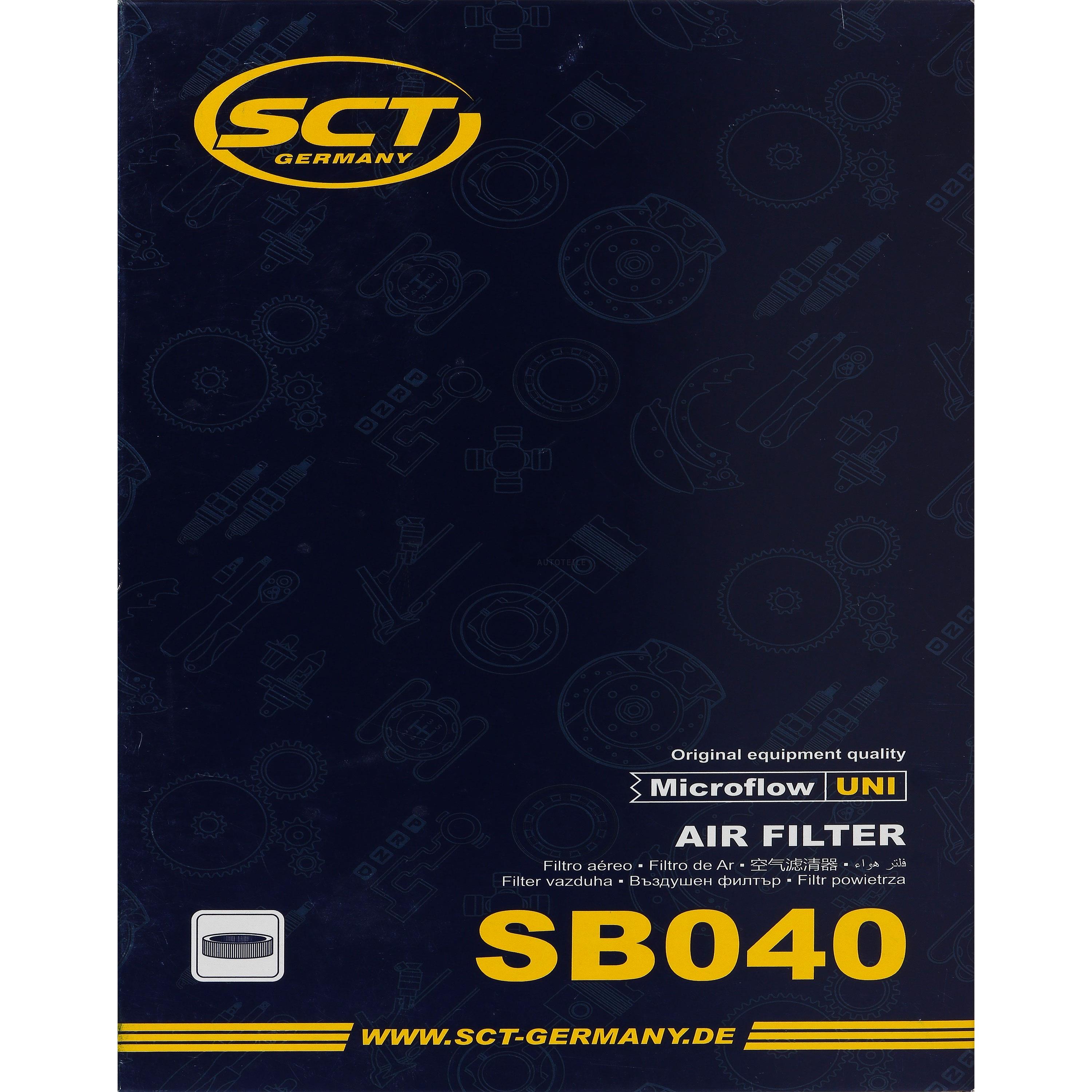 SCT Luftfilter Motorluftfilter SB 040 Air Filter