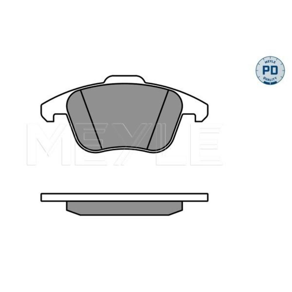 MEYLE Bremsbeläge Bremsbelegsatz vorne System ATE für Audi A4 Avant