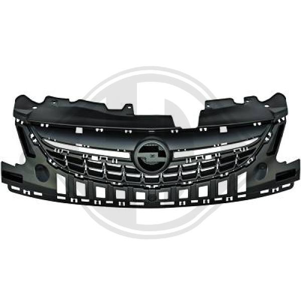 Kühlergitter schwarz passend für Opel Corsa D S07 1.2 1.4