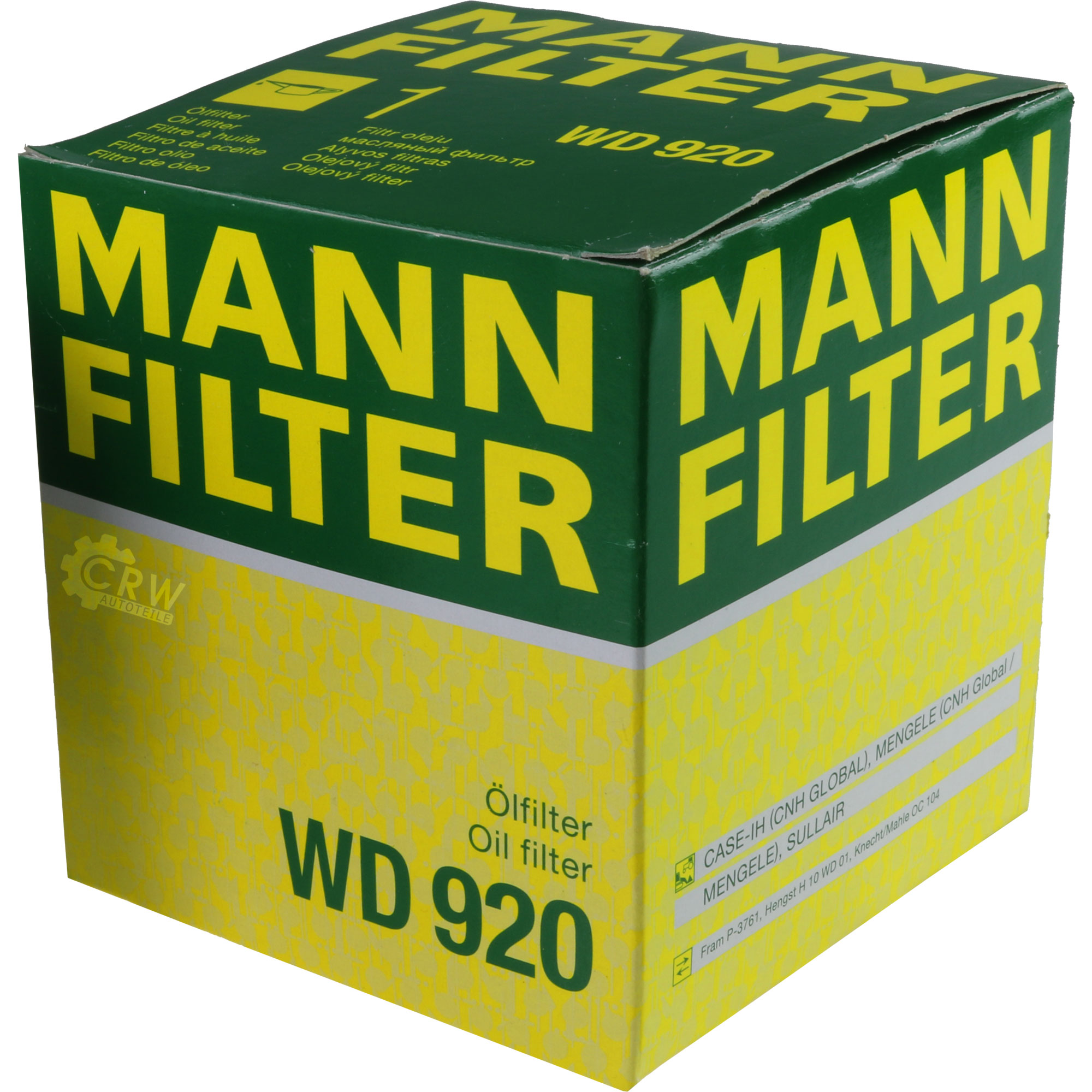 MANN-FILTER Hydraulikfilter für Automatikgetriebe WD 920