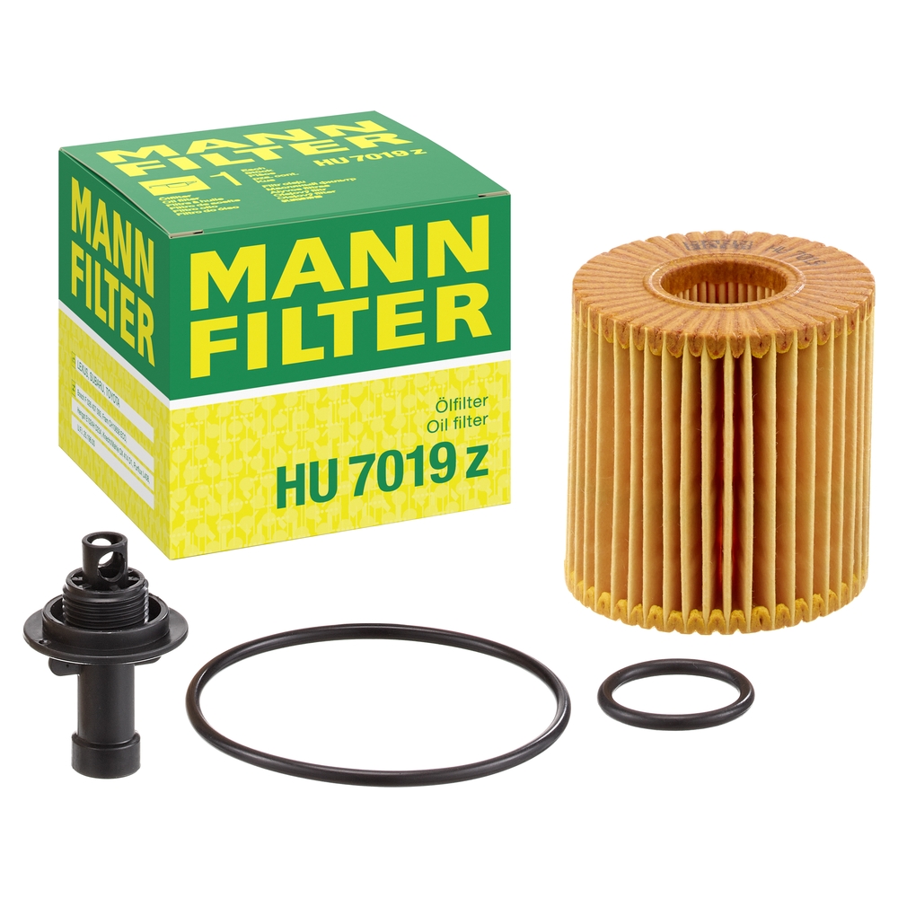 MANN-FILTER HU 7019 z Ölfilter für Toyota Yaris SCP9_ NSP9_ KSP9_ NCP9_ ZSP9_ NLP13_ NSP13_ NCP13_ KSP13_ Auris NRE15_ ZZE15_ ADE15_