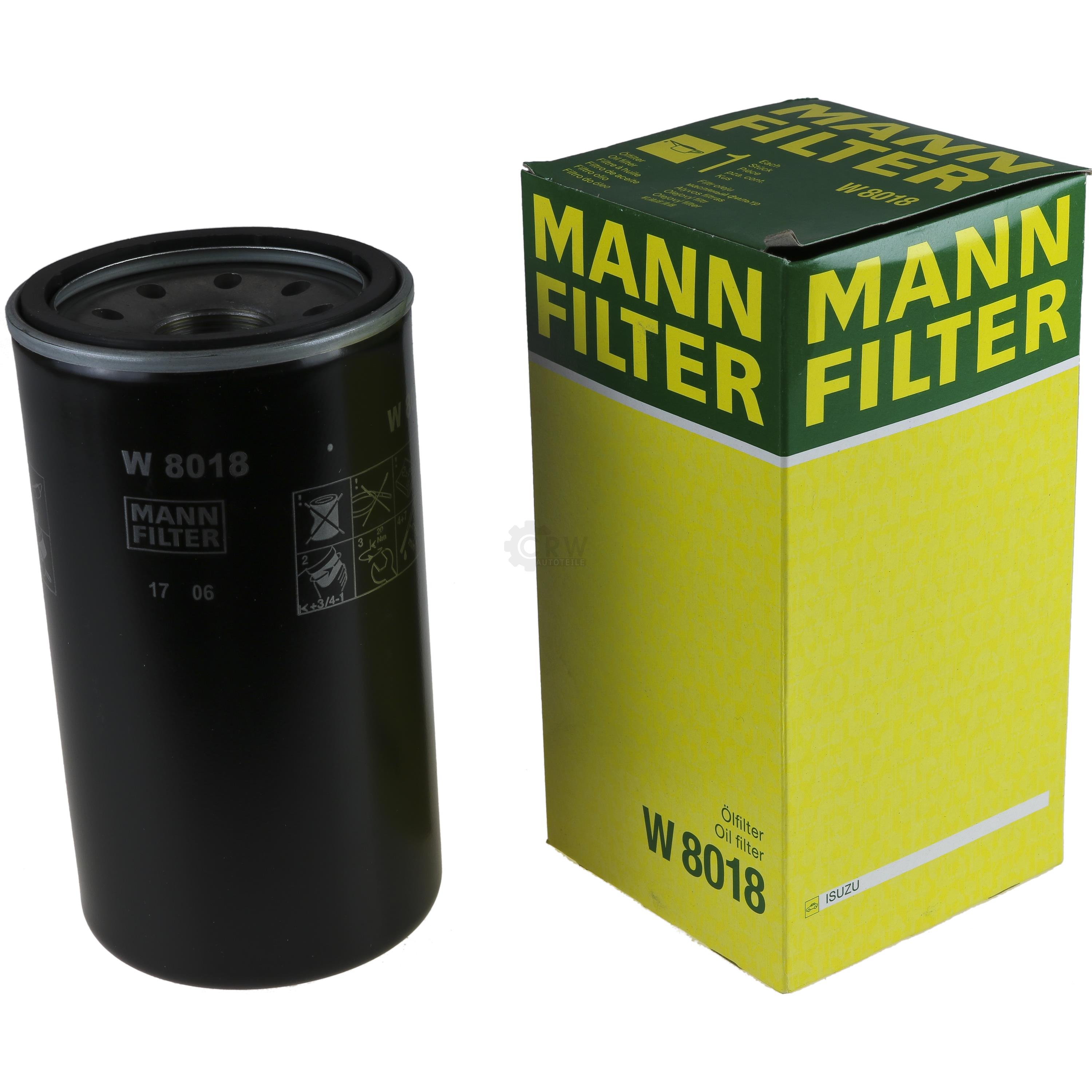 MANN-FILTER Ölfilter W 8018 Oil Filter
