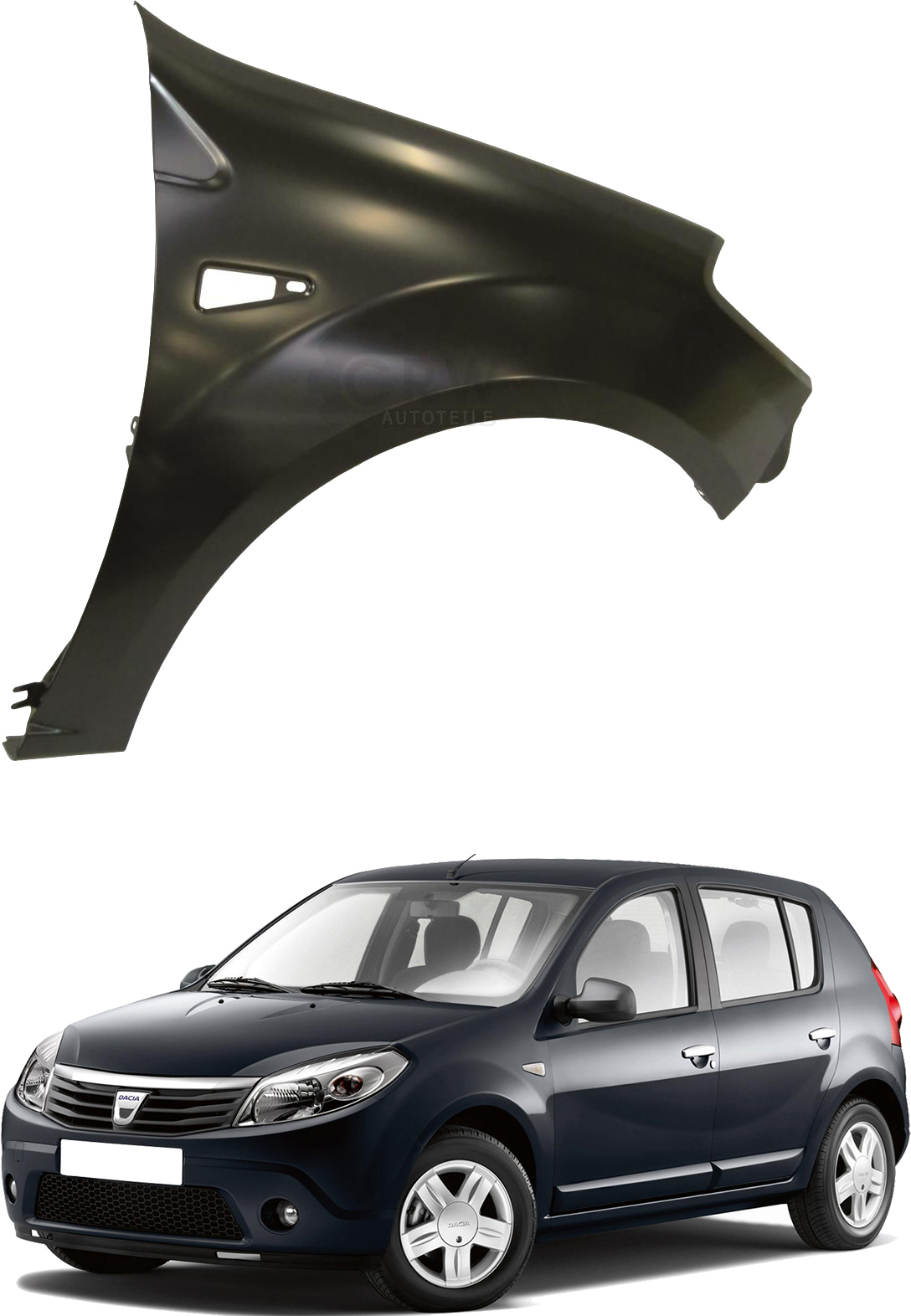 Kotflügel vorne rechts passend für Dacia Sandero