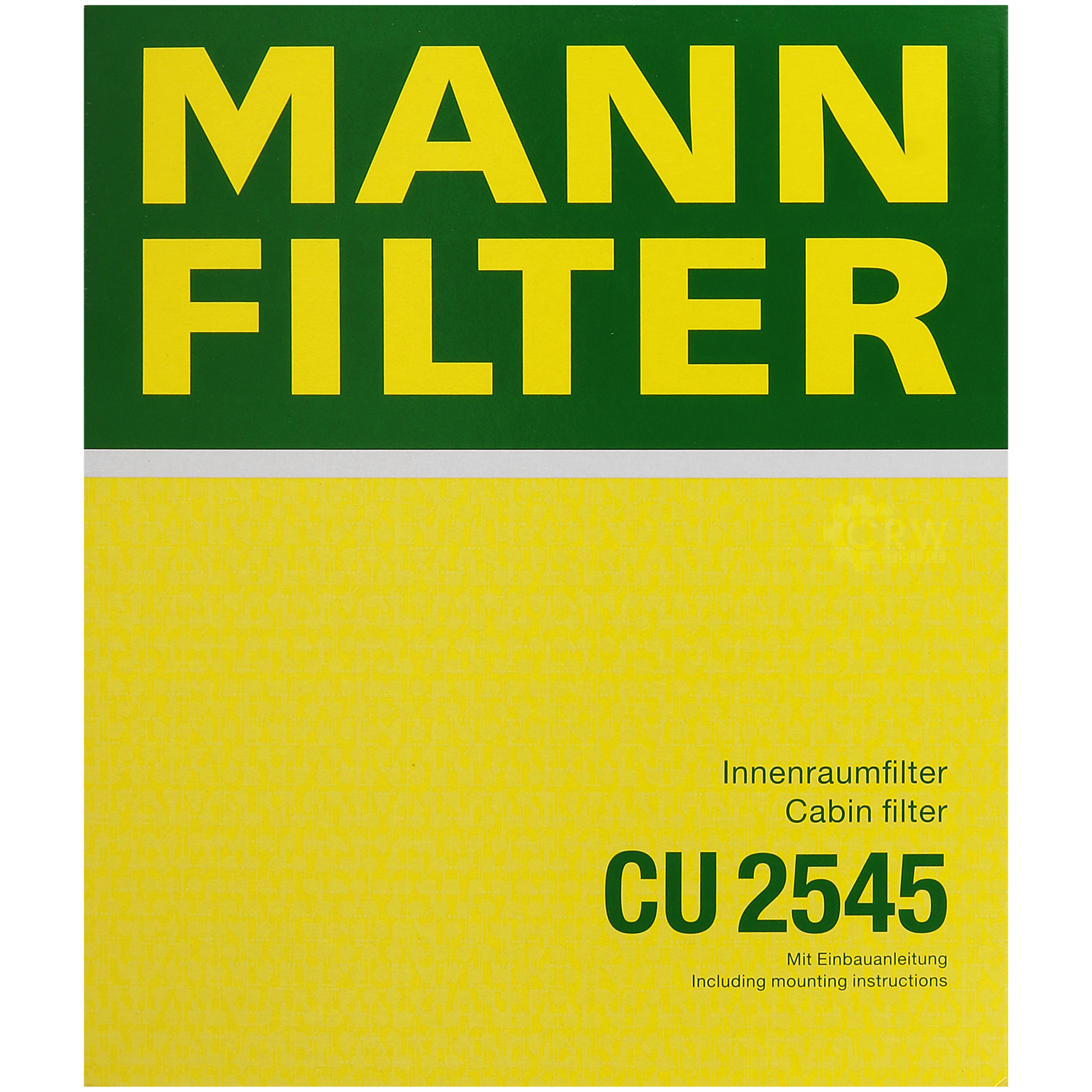MANN-FILTER Innenraumfilter Pollenfilter CU 2545