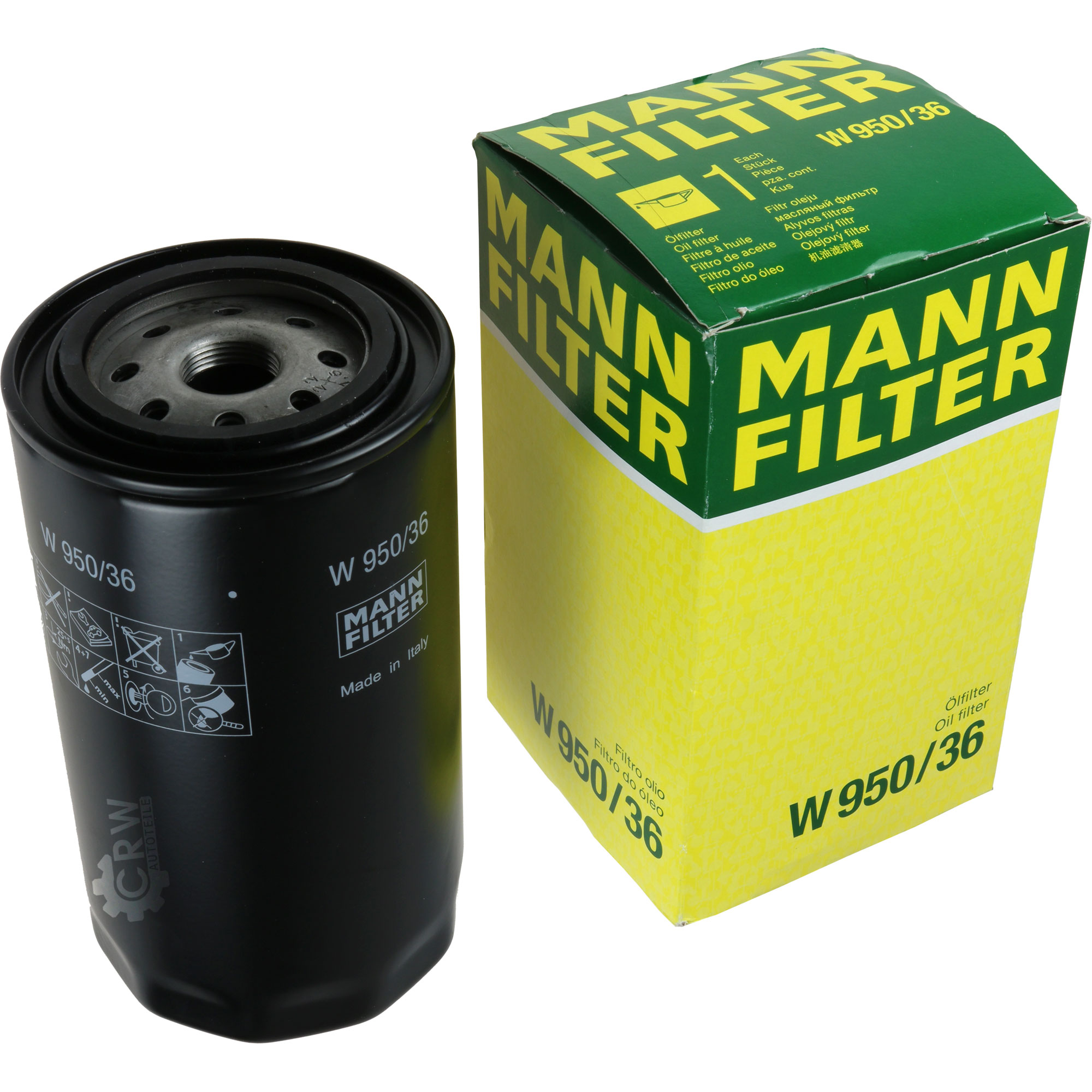 MANN-FILTER Ölfilter Oelfilter W 950/36 Oil Filter