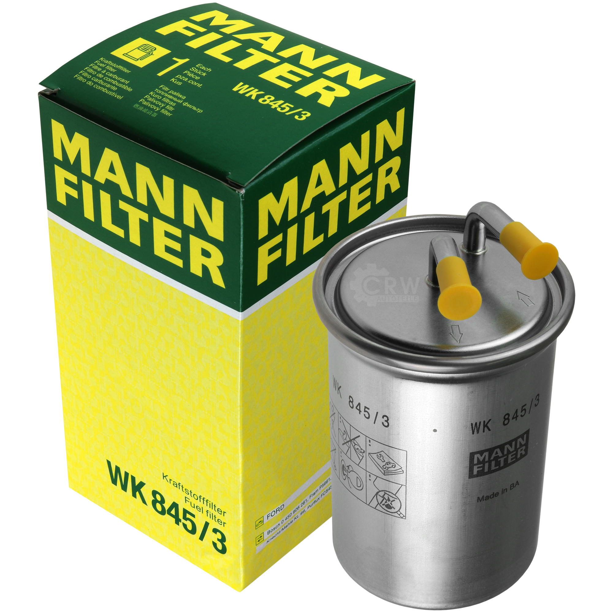 MANN-FILTER Kraftstofffilter WK 845/3 Fuel Filter