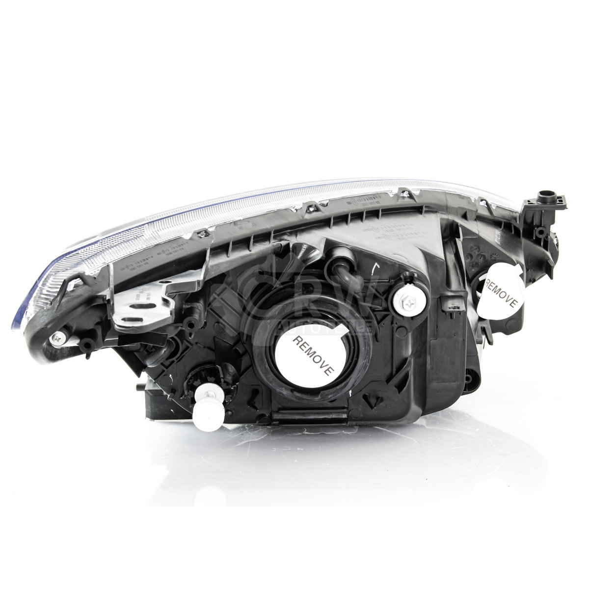 Halogen Scheinwerfer Frontscheinwerfer links H4 schwarz für Mazda 2