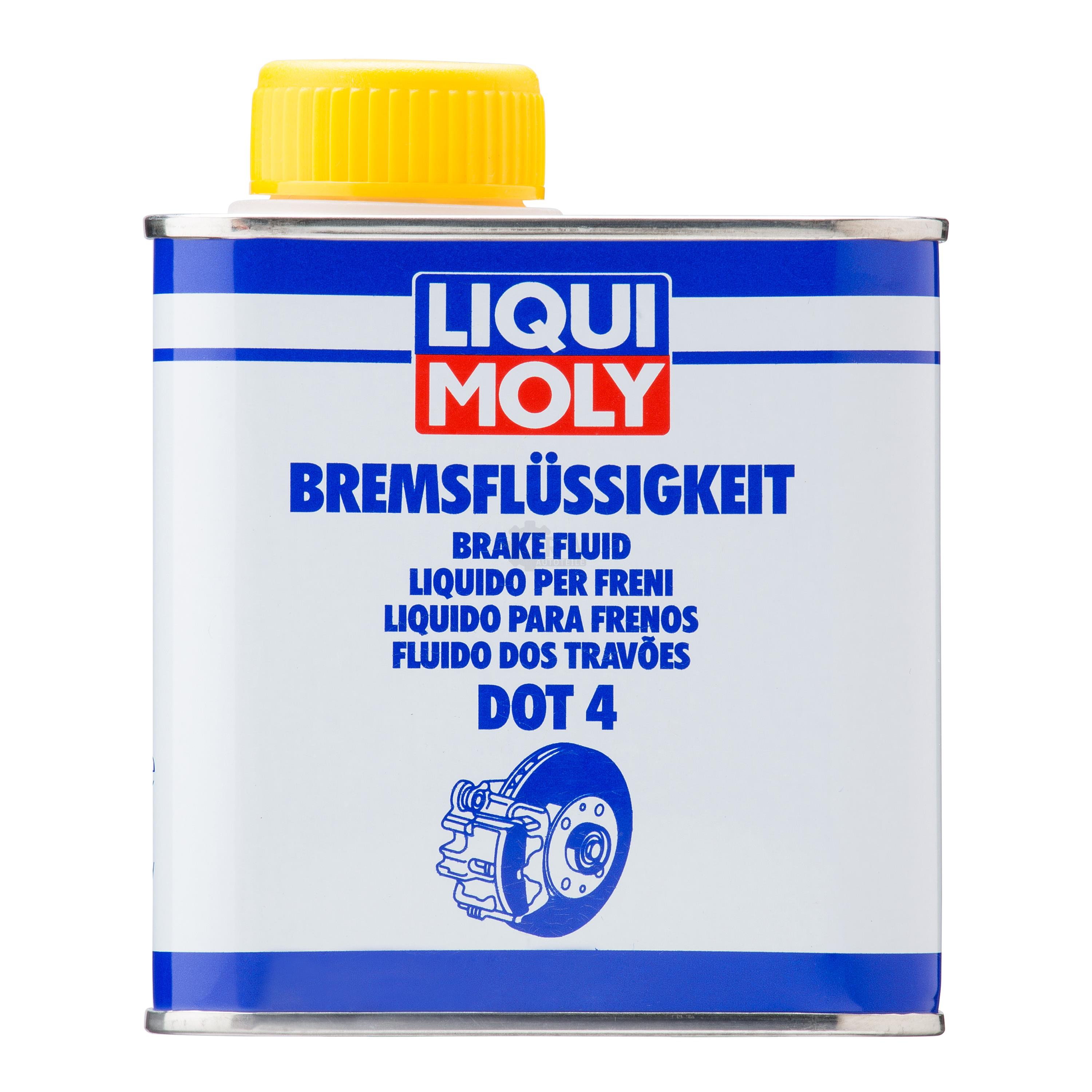 Liqui Moly Bremsflüssigkeit DOT 4 Bremsen Flüssigkeit Brake Fluid 500 ml