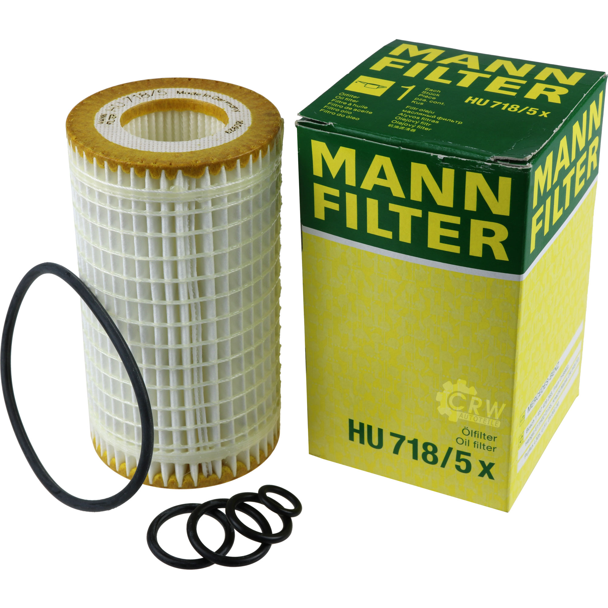 MANN-FILTER Ölfilter HU 718/5 x Oil Filter