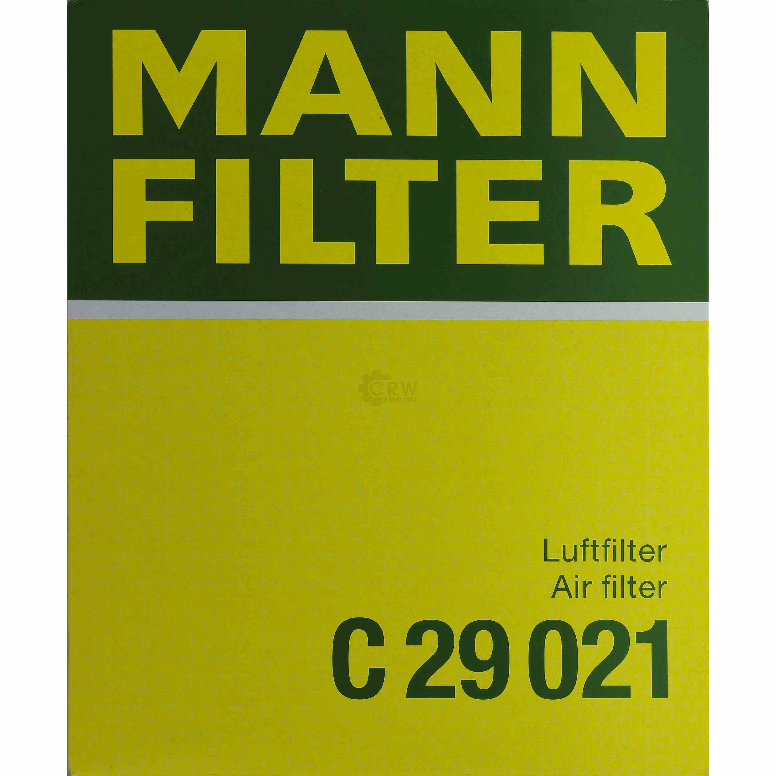 MANN-FILTER Luftfilter für Volvo XC60 II 246 2.0 D4 XC90 256 D5 AWD B5