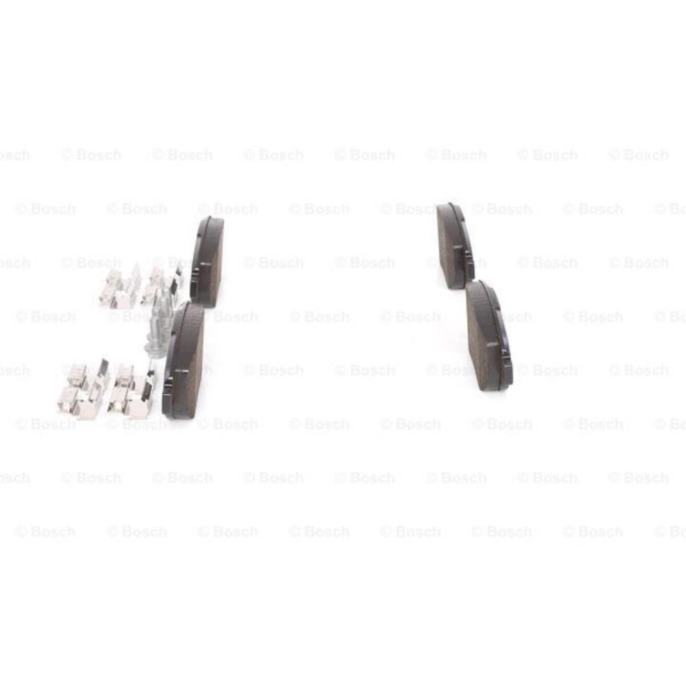 BOSCH Satz Bremsbeläge + Bremsscheiben belüftet vorne für Peugeot 207 WA WC 