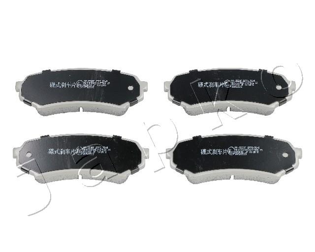 JAPKO Bremsbeläge Bremsbelegsatz hinten für Toyota Land Cruiser 100