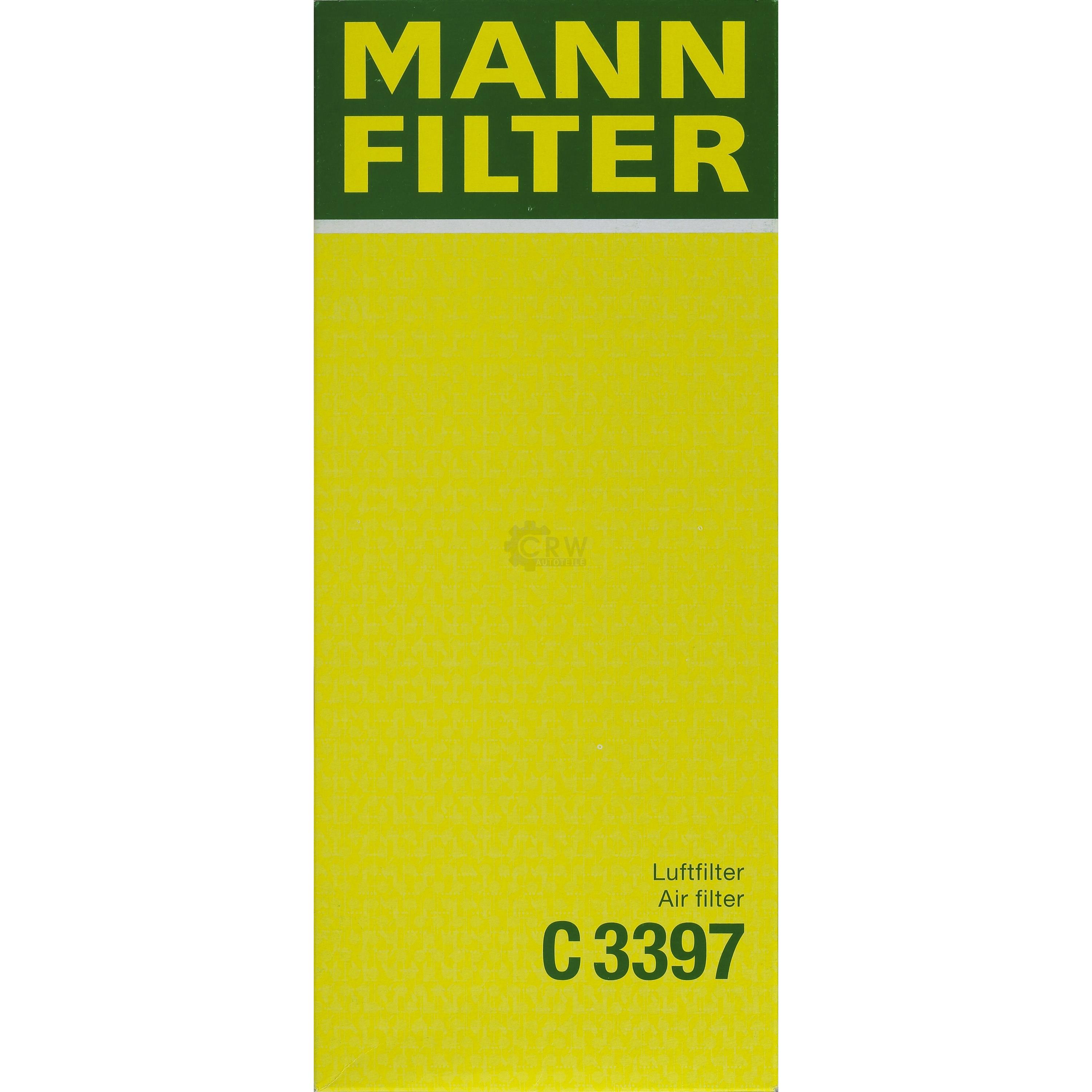 MANN-FILTER Luftfilter für Mercedes-Benz S-Klasse W222 V222 X222 SL R231 500