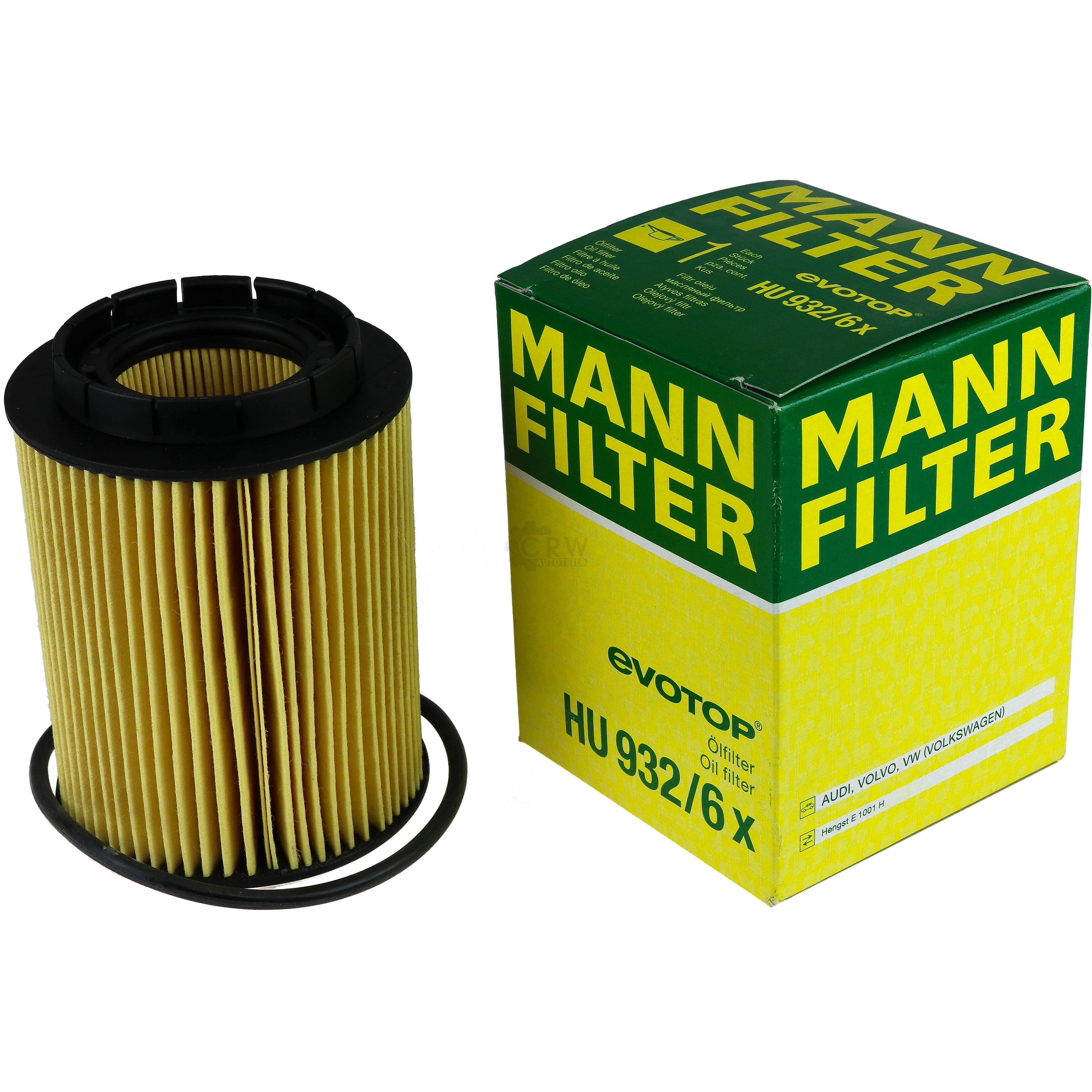 MANN-FILTER Ölfilter HU 932/6 x Oil Filter