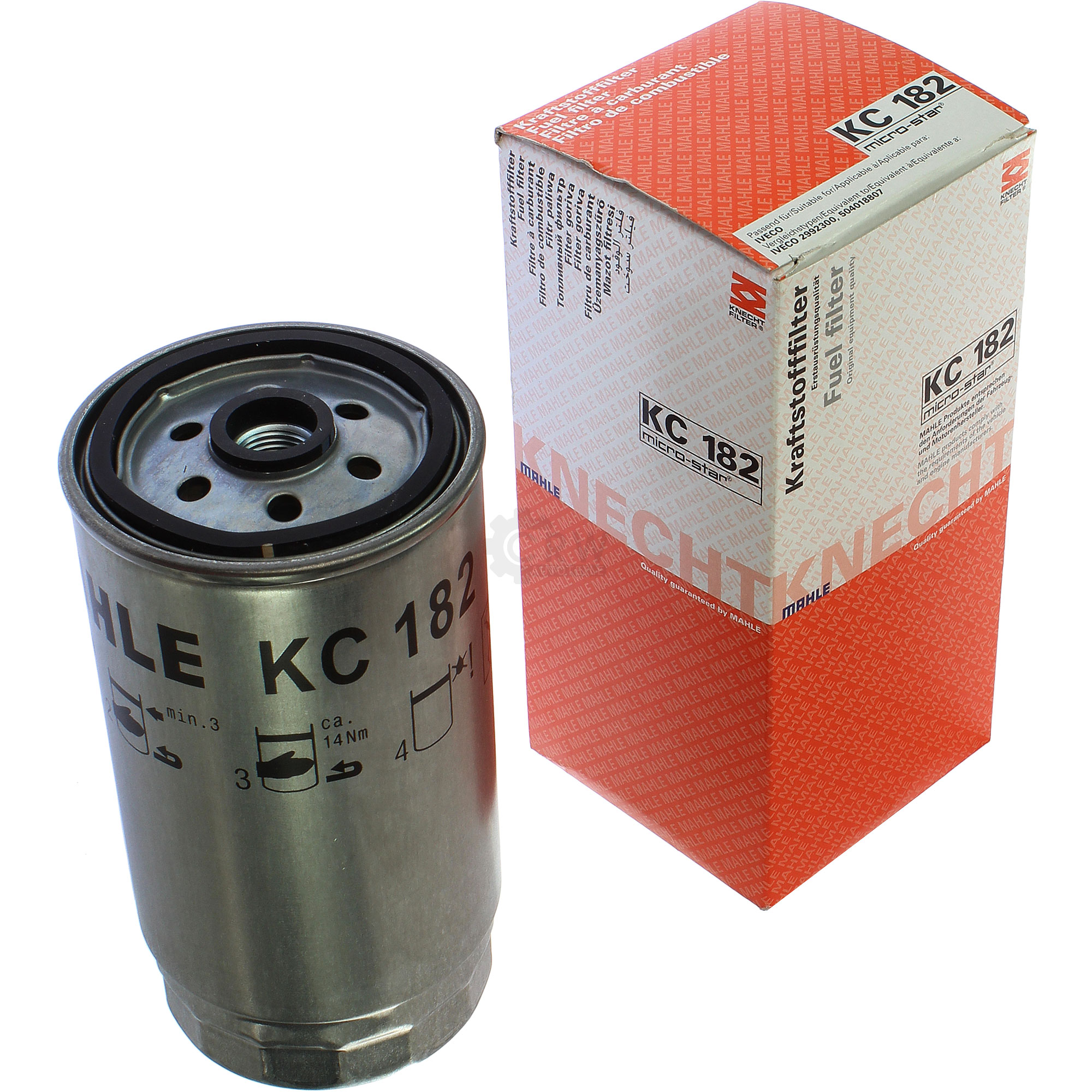 MAHLE Kraftstofffilter für Jeep Cherokee KJ 2.8 CRD 4WD Iveco Daily III