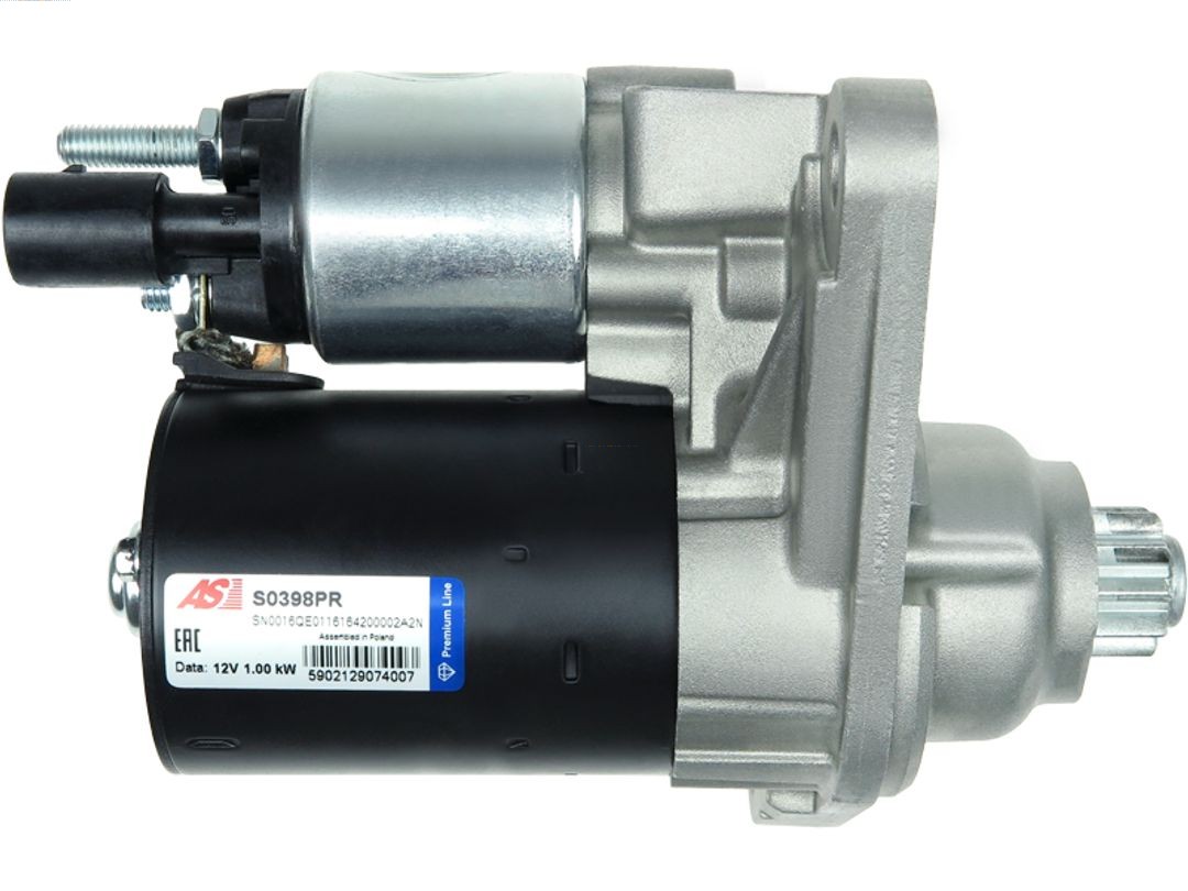 AS-PL Anlasser Starter 1.00kW für VW Golf VI S0398PR