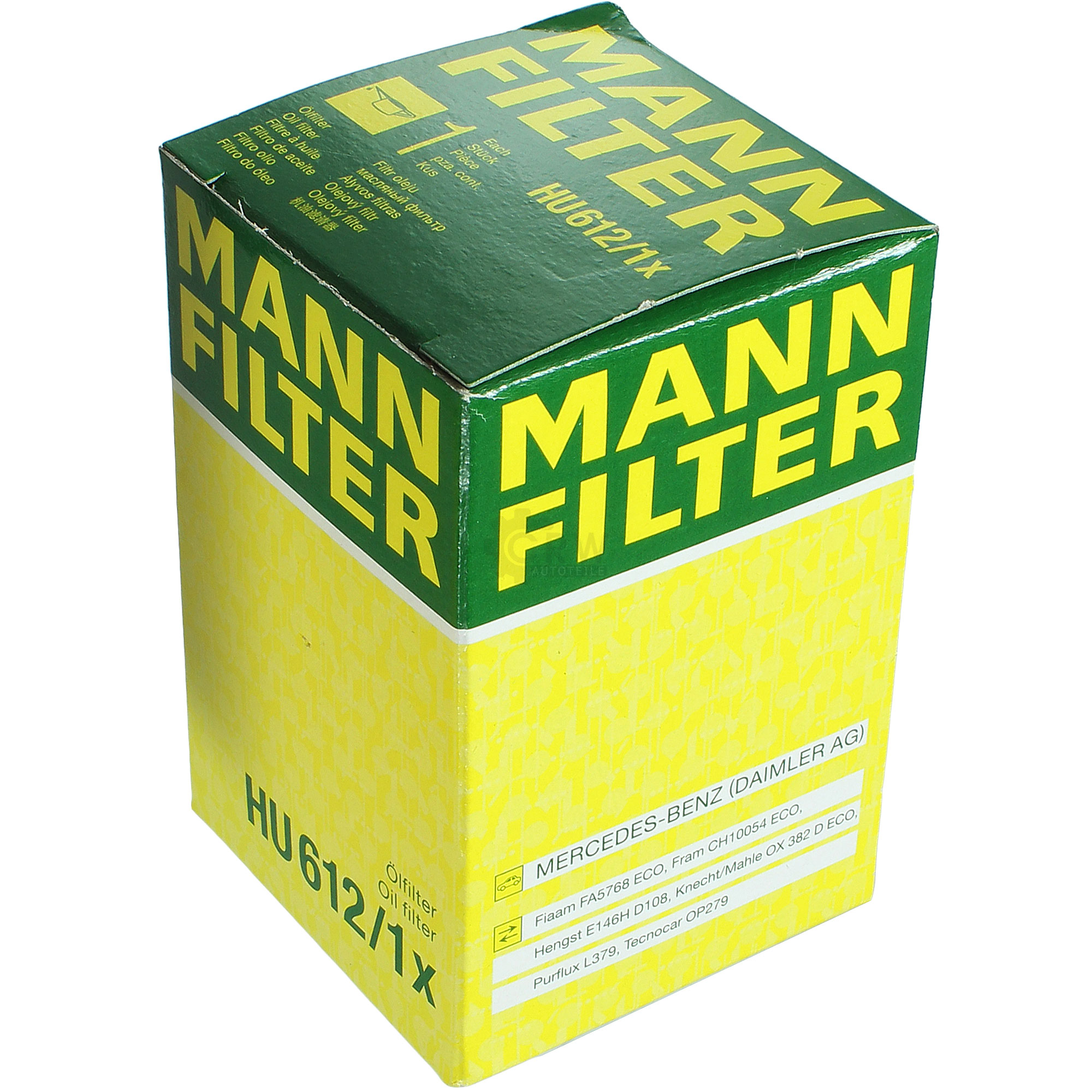 MANN-FILTER Ölfilter HU 612/1 x Oil Filter
