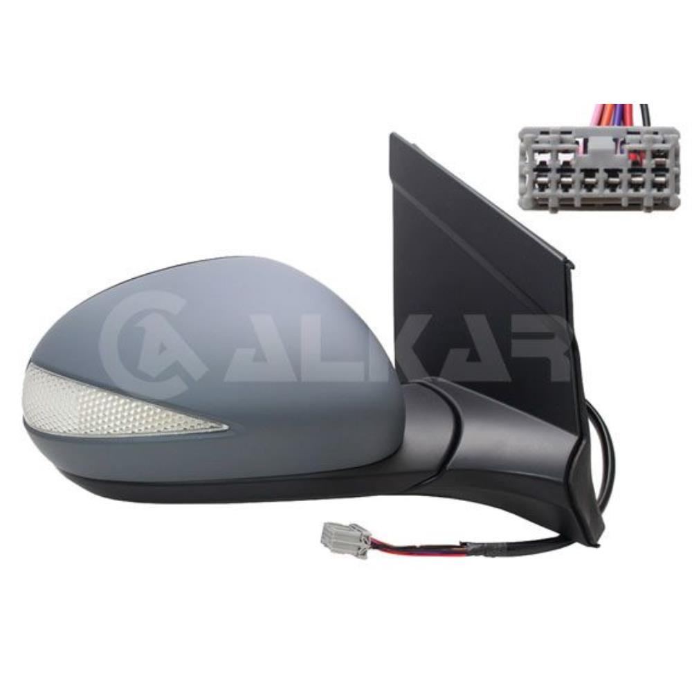 ALKAR Außenspiegel rechts elektrisch für Honda Civic VIII Hatchback FN FK