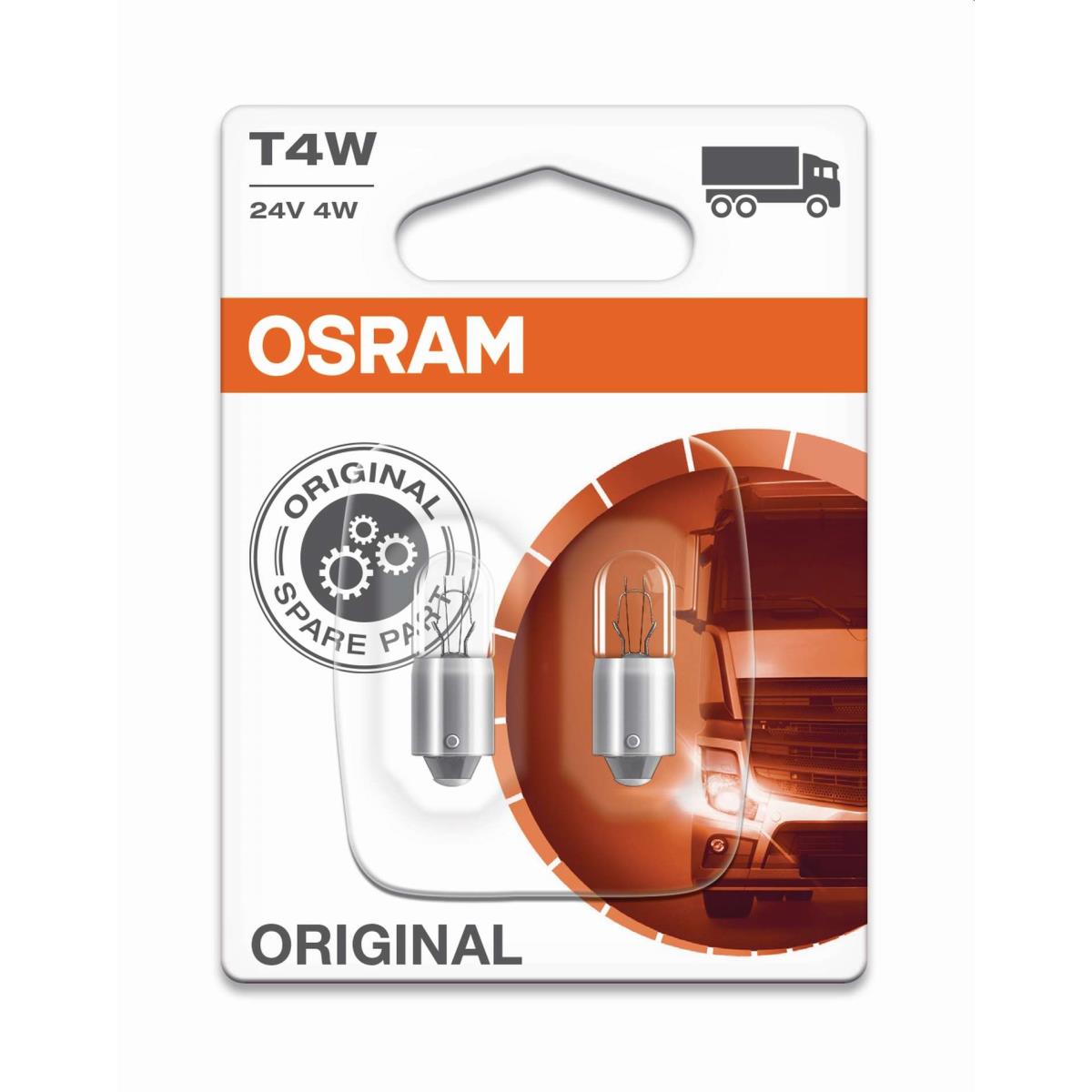 T4W 24V 4W BA9s 2st. Blister Osram