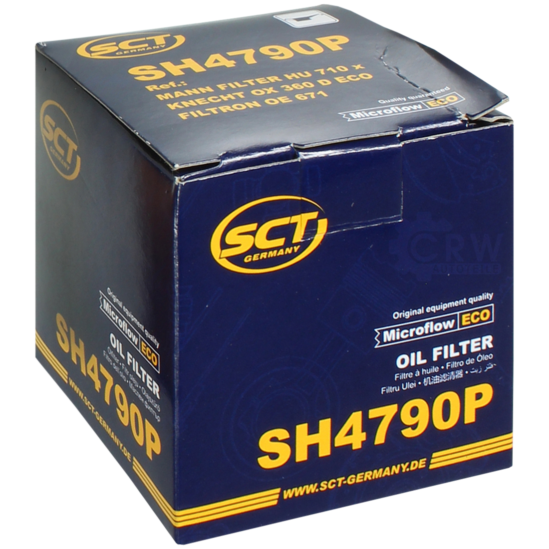 Ölfilter SH 4790 P für VW Fox 5Z1 5Z3 Polo 6R_ 9N_ Skoda Roomster 5J Praktik 545