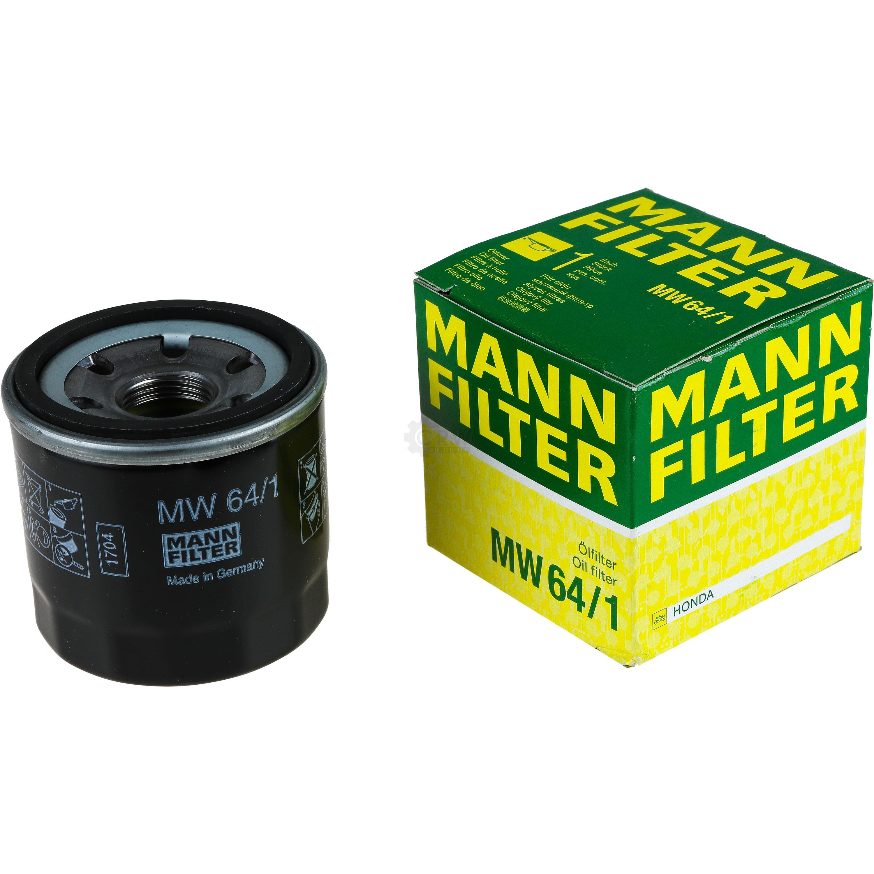 MANN-FILTER Ölfilter MW 64/1 Oil Filter