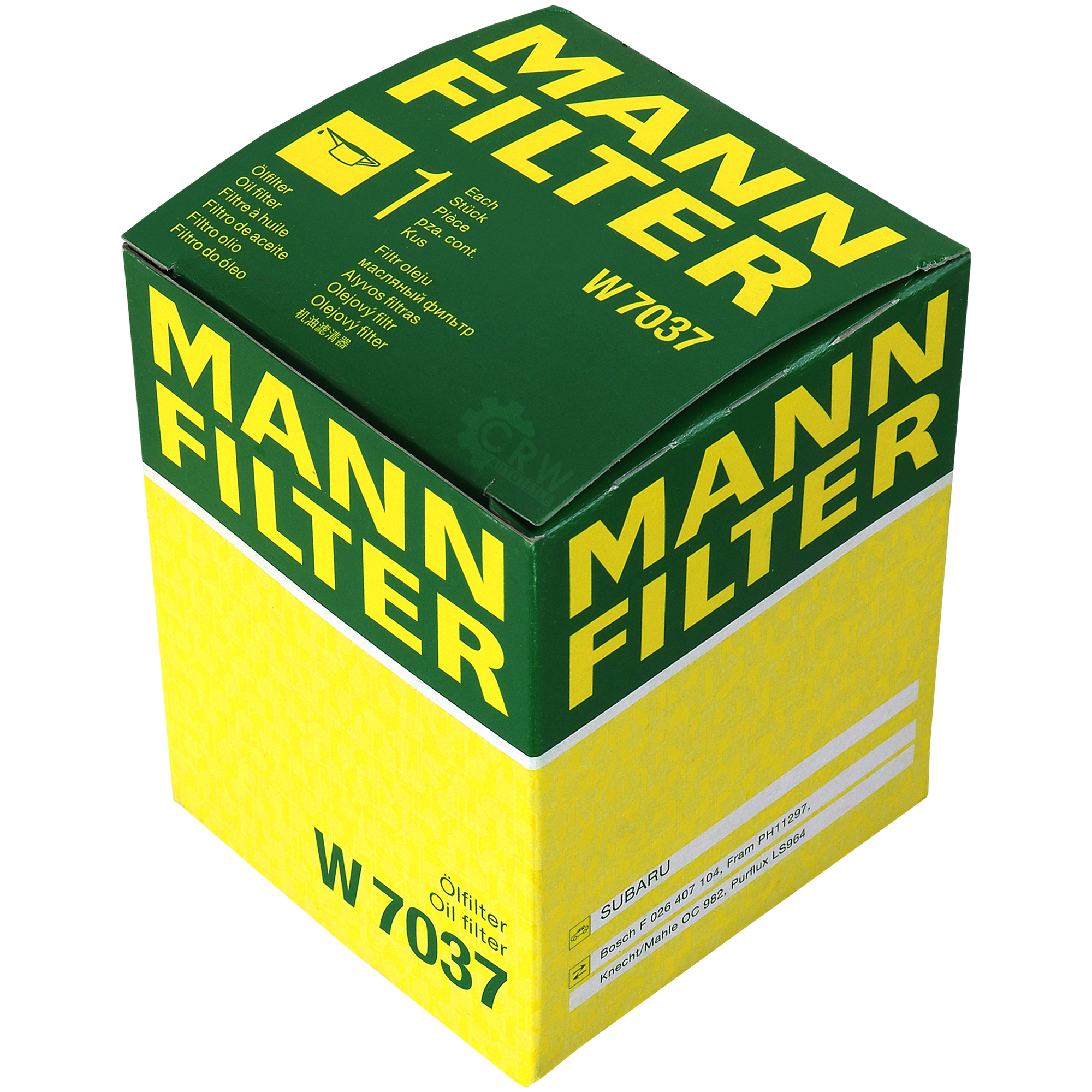 MANN-FILTER Ölfilter W 7037 Oil Filter