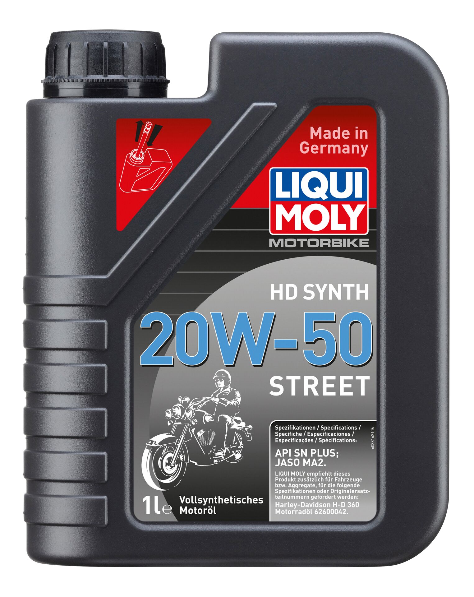 Liqui Moly Harley Davidson Motorbike HD Synth 20W-50 Vollsynthetisch Motoröl 1L