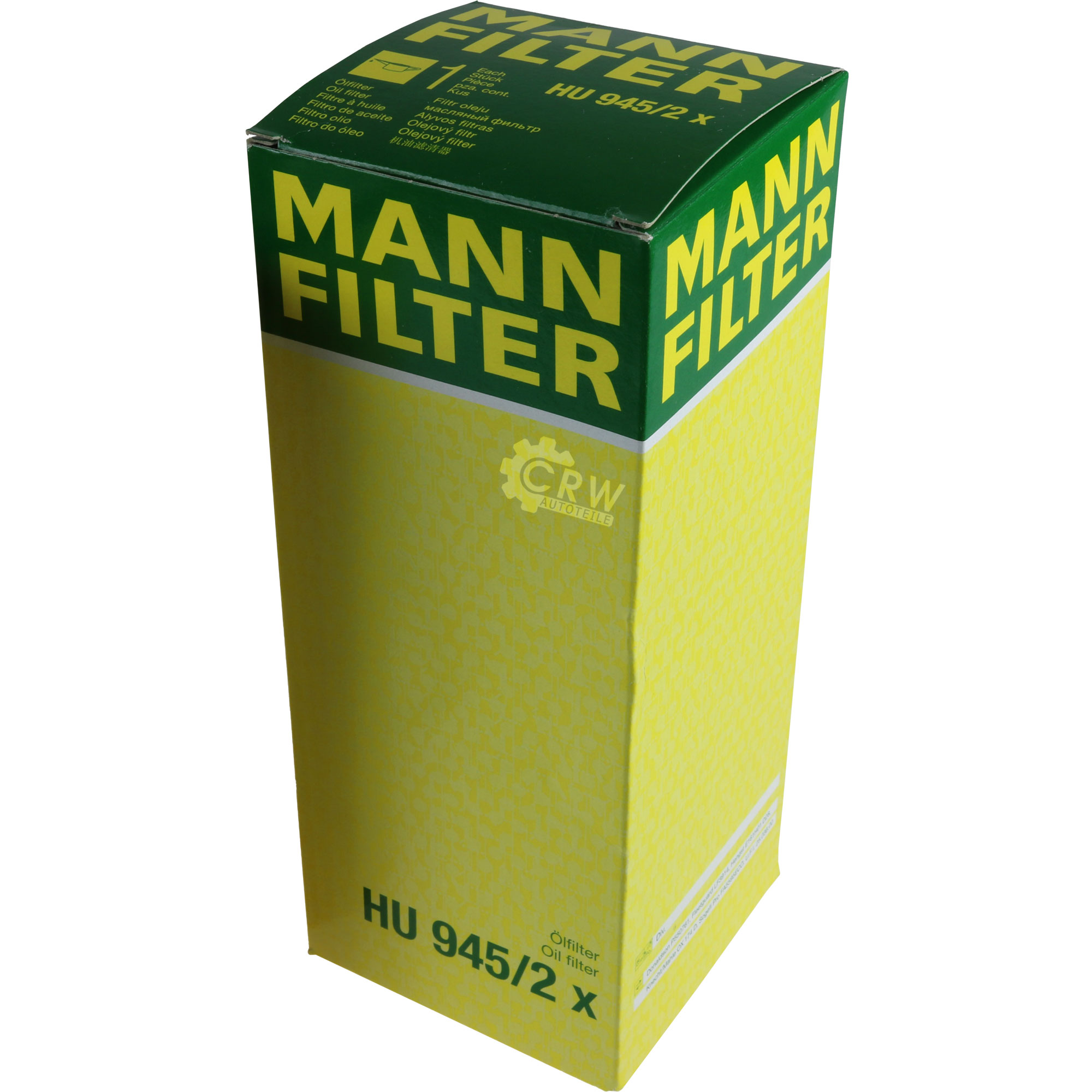 MANN-FILTER Ölfilter Oelfilter HU 945/2 x Oil Filter
