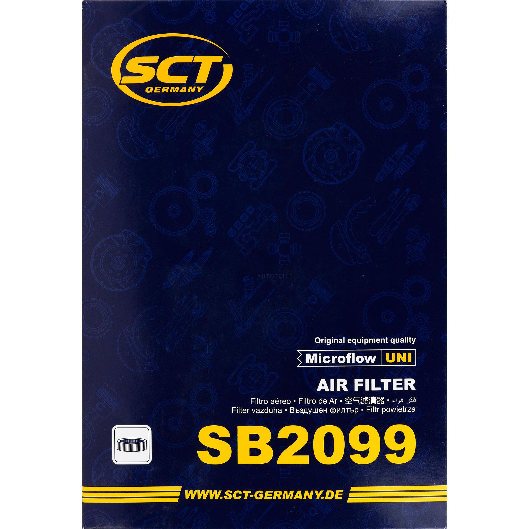 SCT Luftfilter Motorluftfilter SB 2099 Air Filter