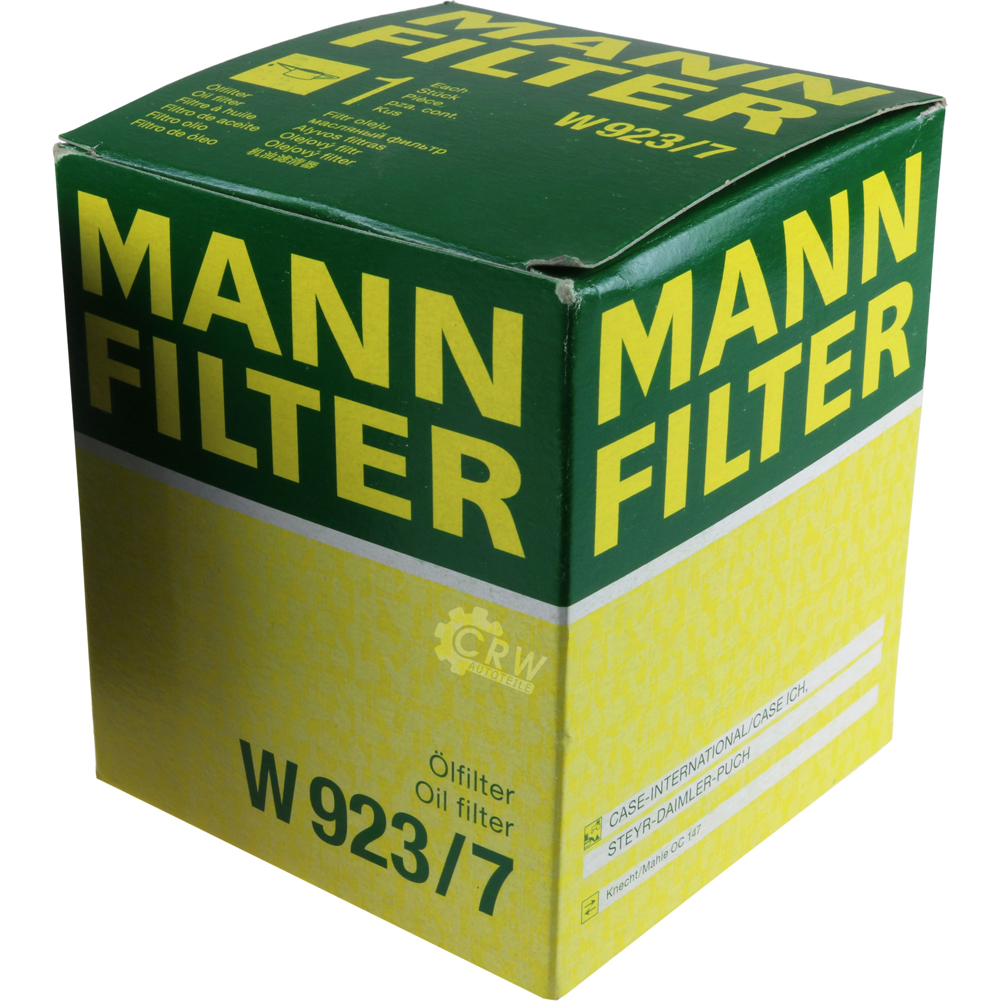 MANN-FILTER Hydraulikfilter für Automatikgetriebe W 923/7 Ölfilter