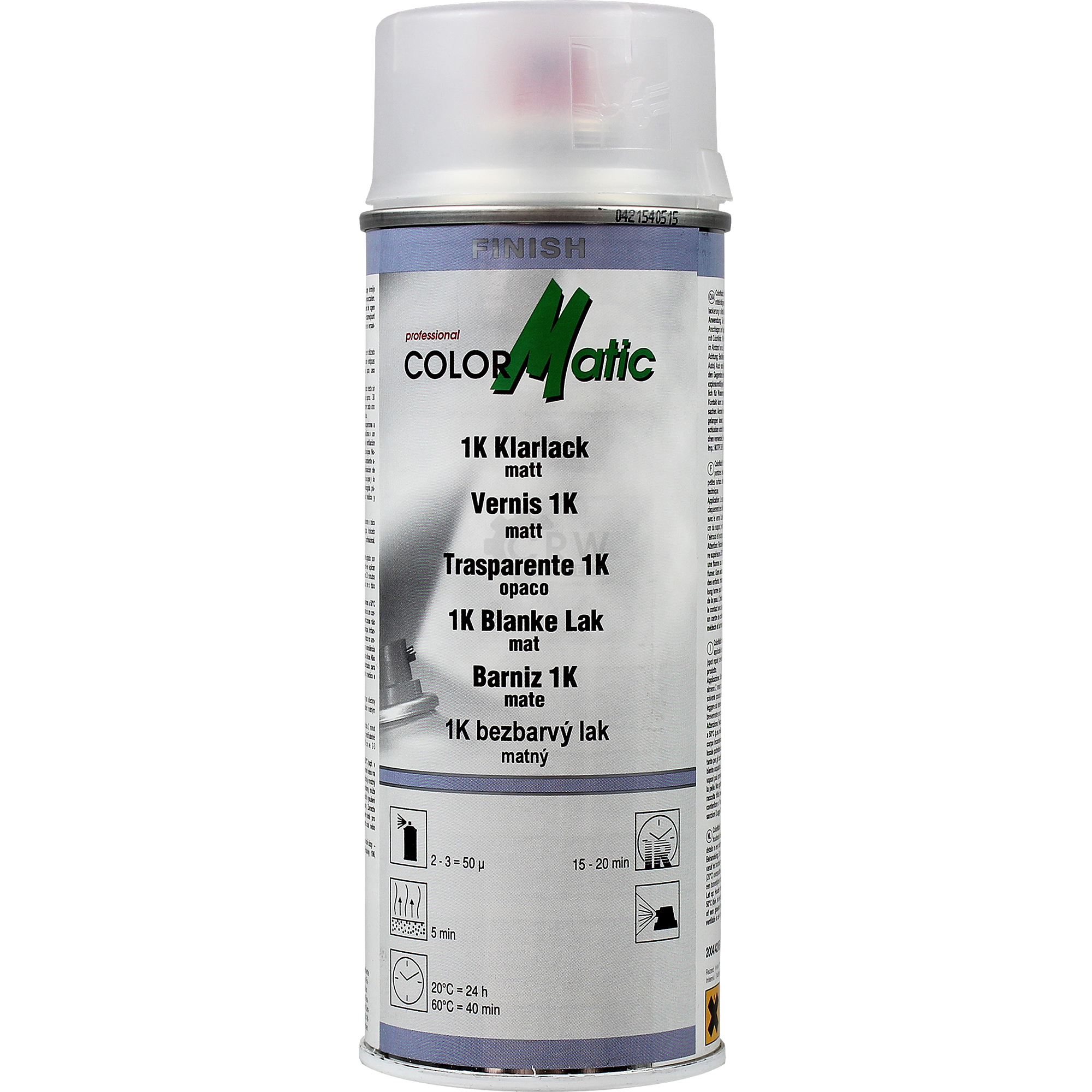 ColorMatic 1K Klarlack transparent Professional matt Spraydose 400ml 335600