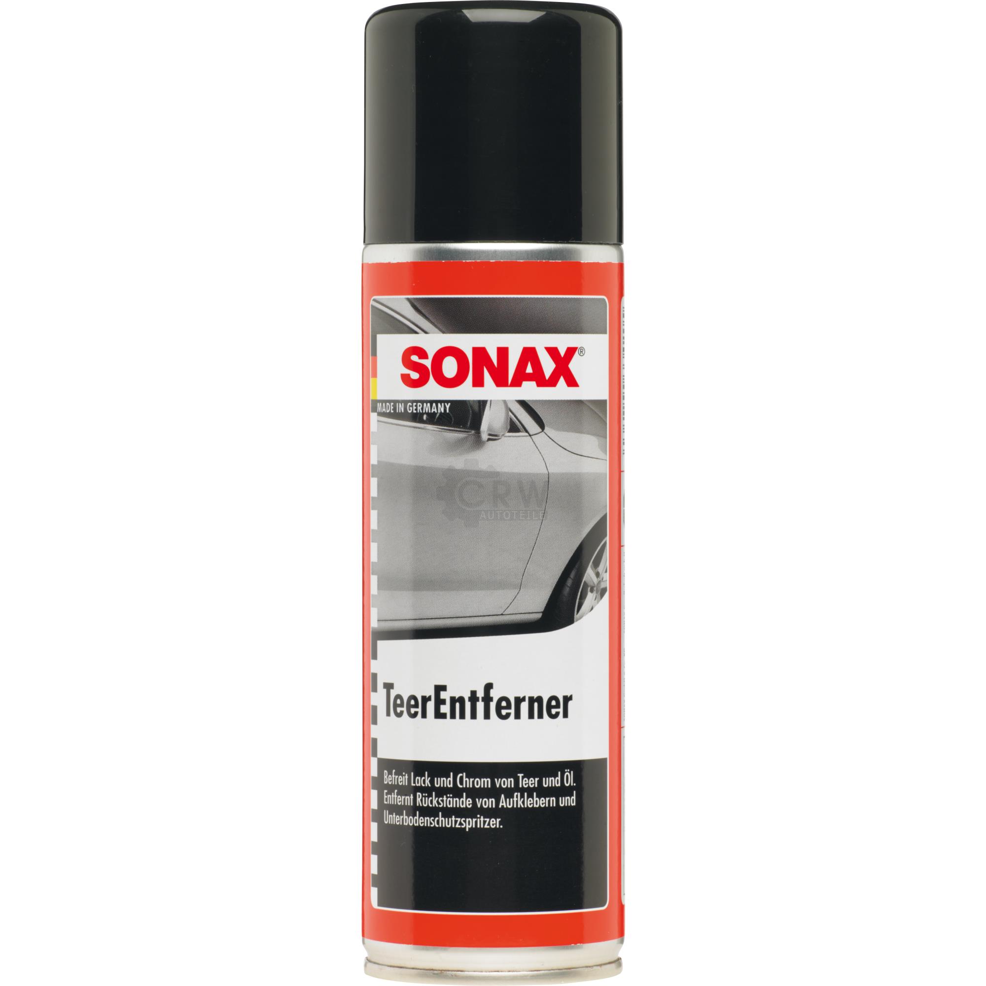 SONAX TeerEntferner Ölfleck Teerfleck Entferner von Lack und Chrom 300 ml