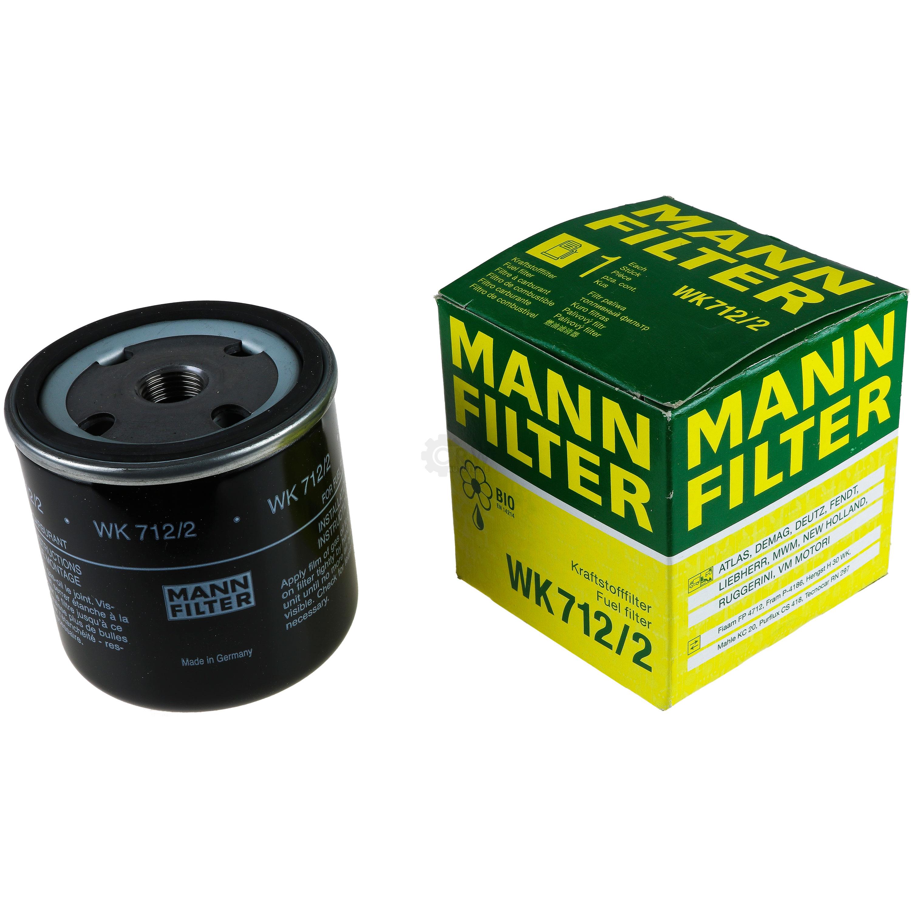 MANN-FILTER Kraftstofffilter WK 712/2 Fuel Filter