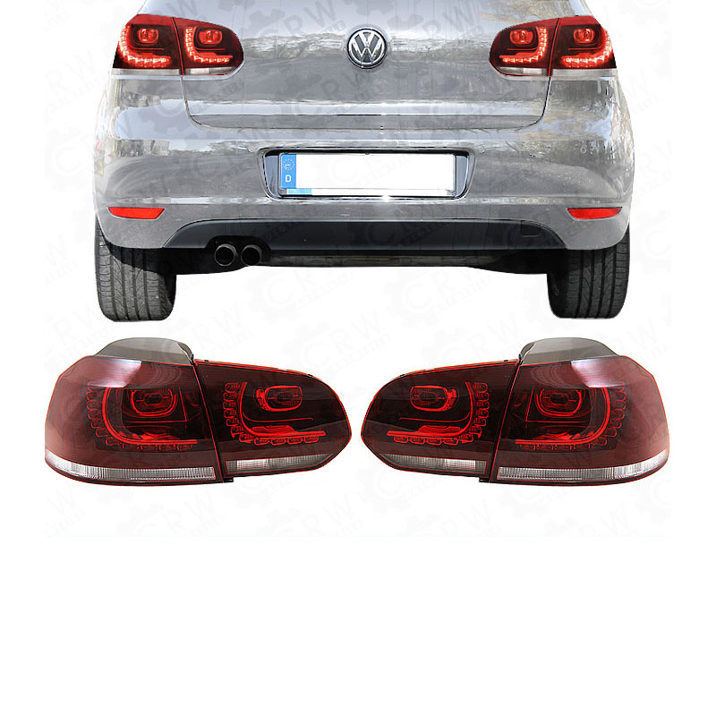 LED Rückleuchten Set für VW Golf 6 VI GTI R Look Bj. 08->> rot-weiß YXH