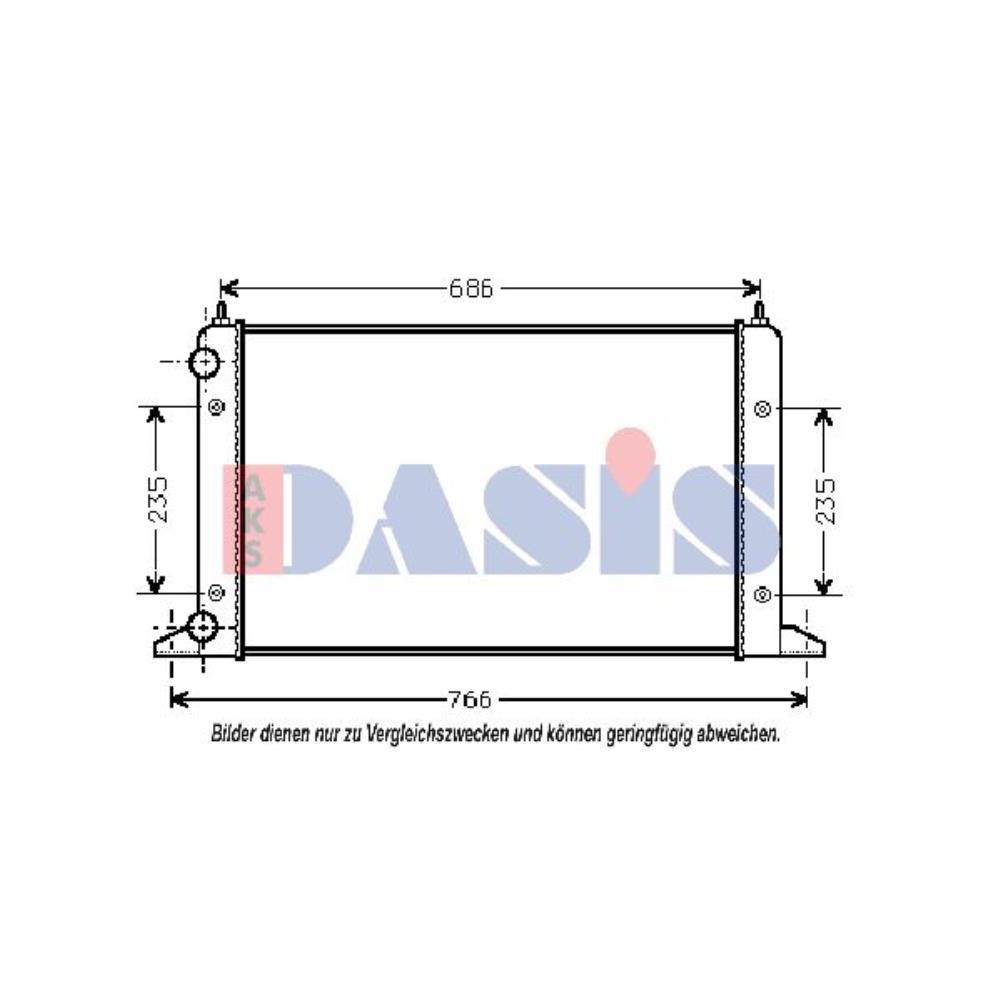 Wasserkühler mechanisch gefügt für VW Sharan 7M8 7M9 7M6 2.0