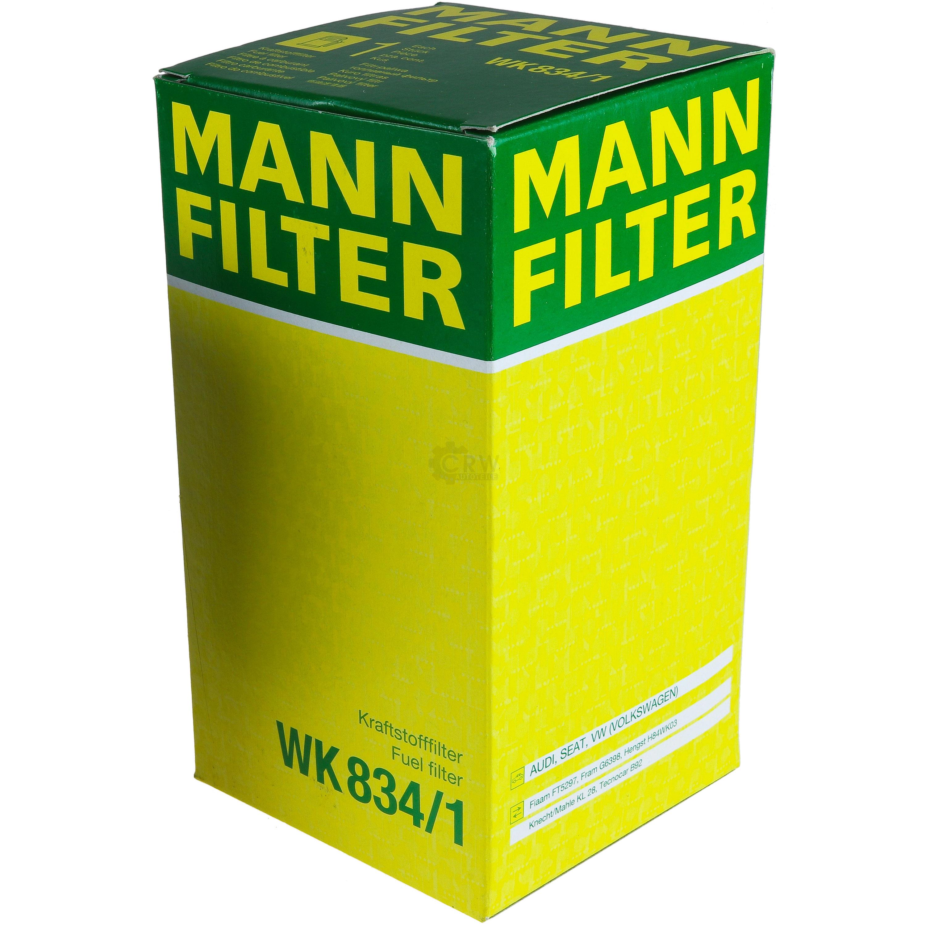MANN-FILTER Kraftstofffilter WK 834/1 Fuel Filter