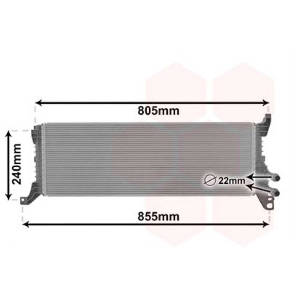 VAN WEZEL Wasserkühler Motorkühler Alu für VW SGF SGM SGN 2.0 TDI 4motion