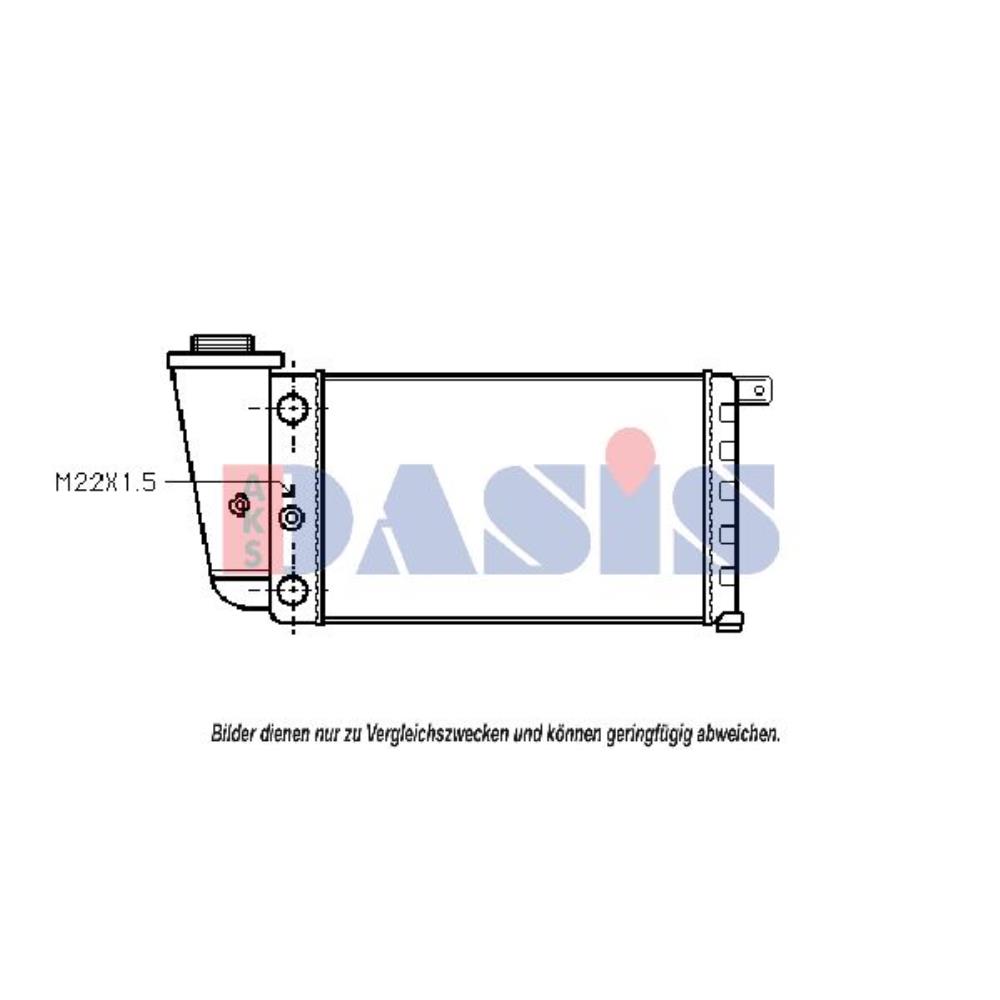 Wasserkühler Motorkühler für Fiat Panda 141_ 1000 i.e Cat