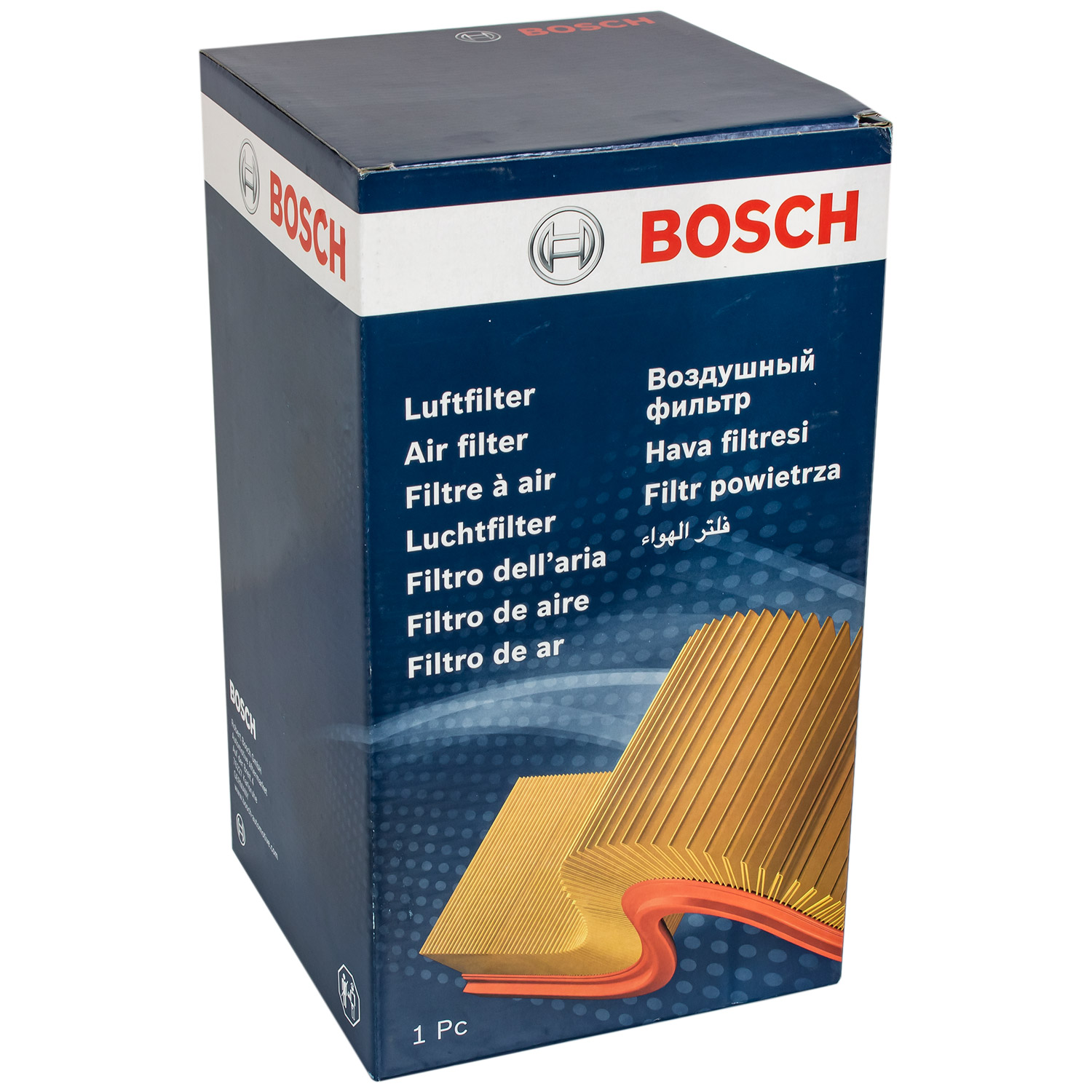 BOSCH Luftfilter für Fiat Ducato Pritsche/Fahrgestell 244 2.8 JTD 2.3 230 230L