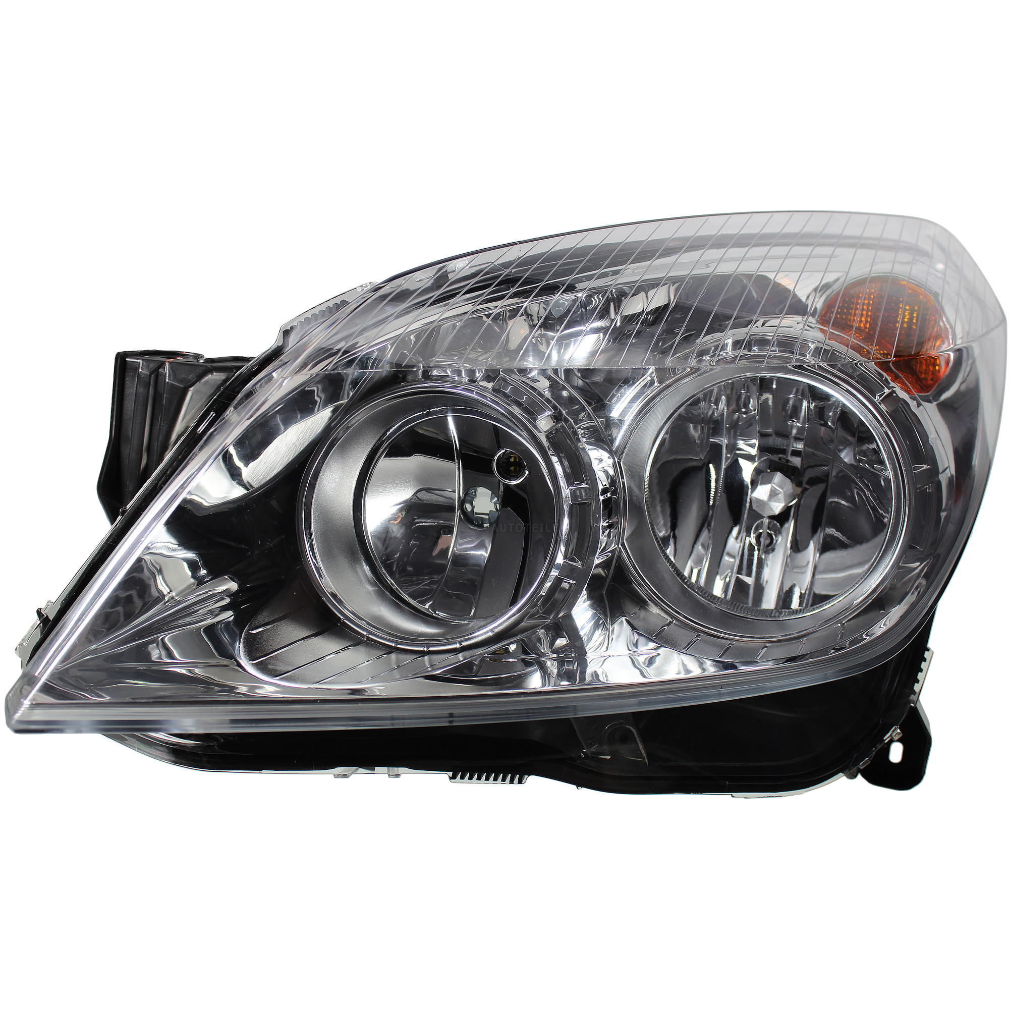 Halogen Scheinwerfer links für Opel  Astra H 01.07-> H7/H1 ohne Motor